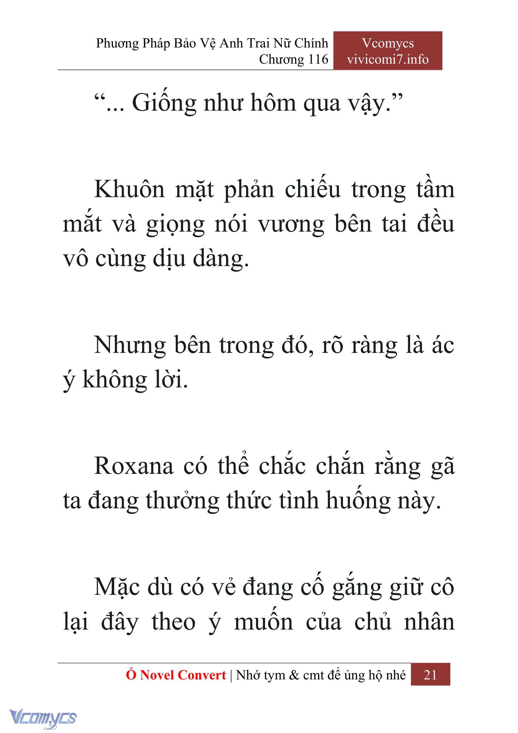 [Novel] Phương Pháp Bảo Vệ Anh Trai Nữ Chính Chap 116 - Trang 2