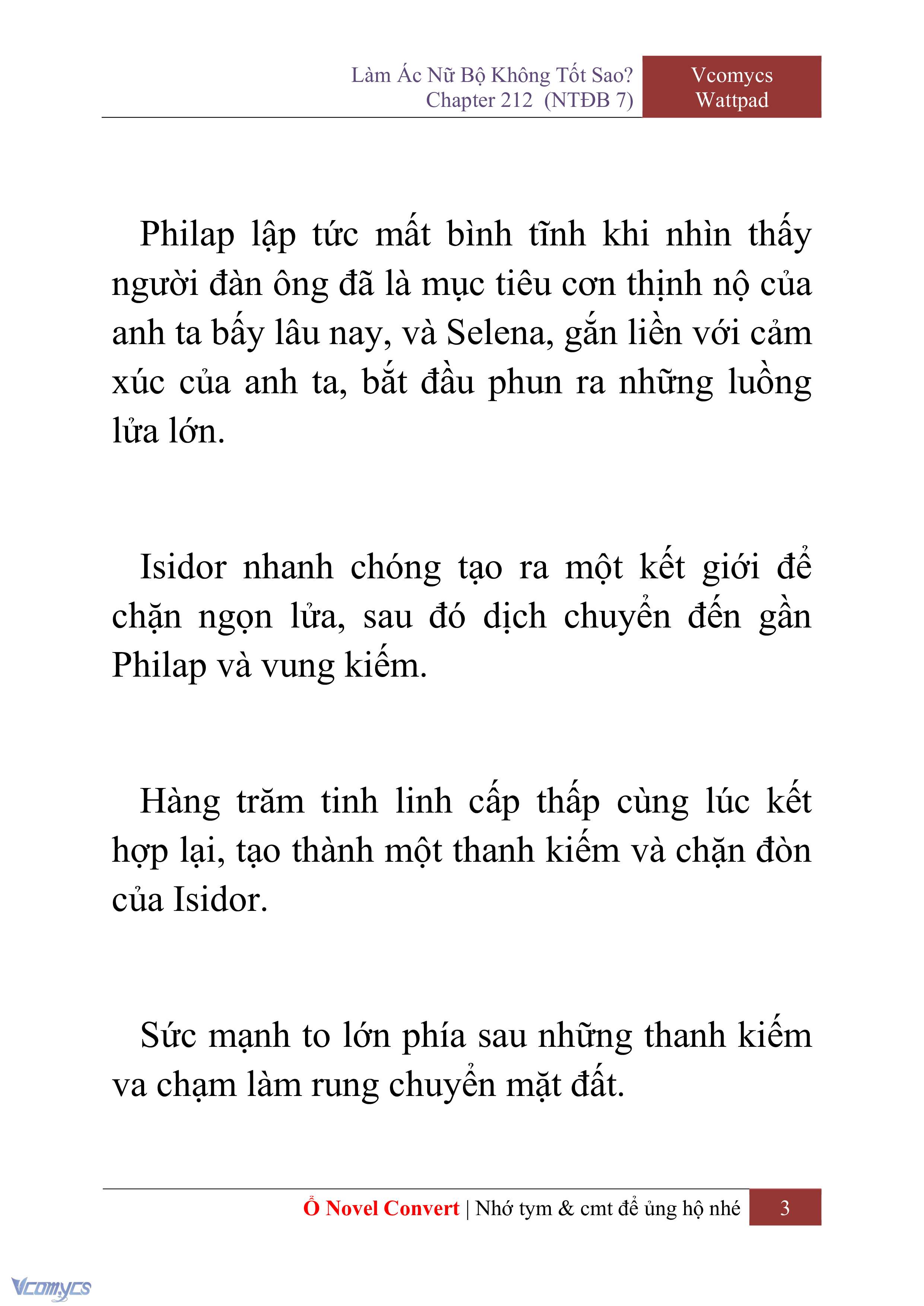 [Novel] Làm Ác Nữ Bộ Không Tốt Sao? Chap 212 - Trang 2