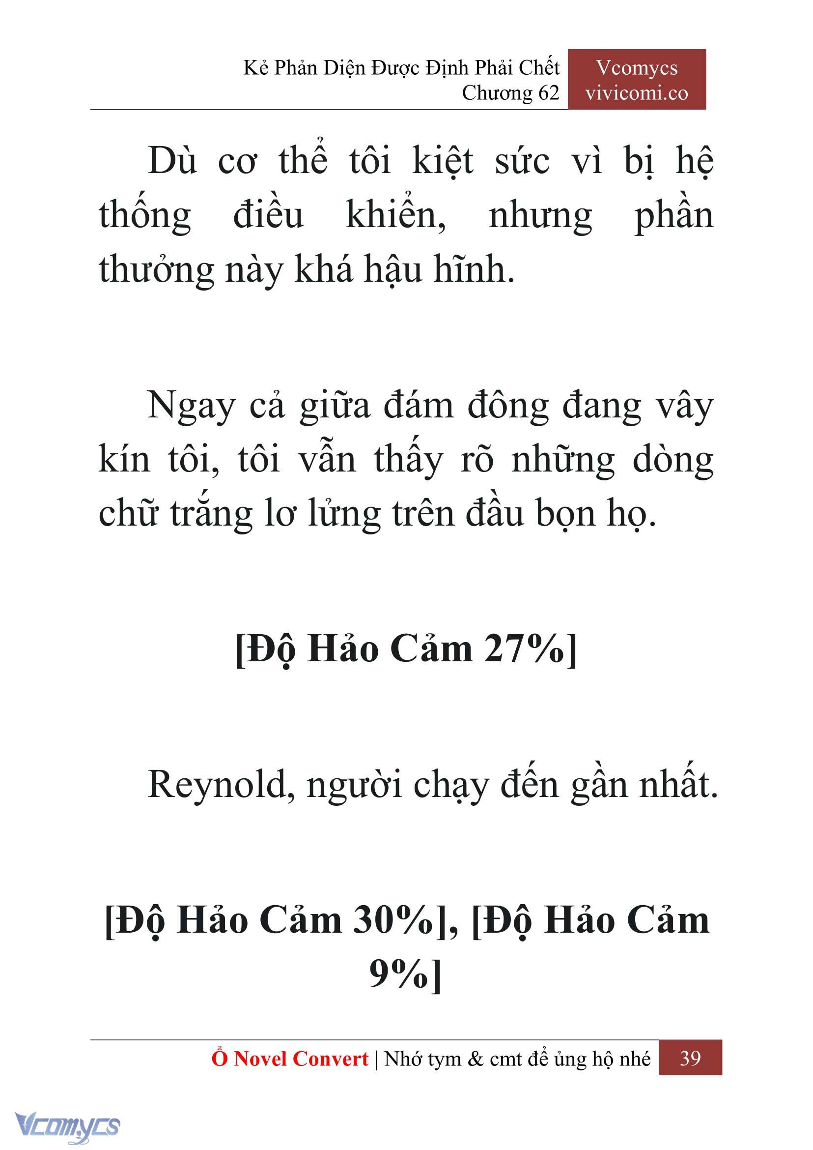 [Novel] Kẻ Phản Diện Được Định Phải Chết Chap 62 - Next Chap 63