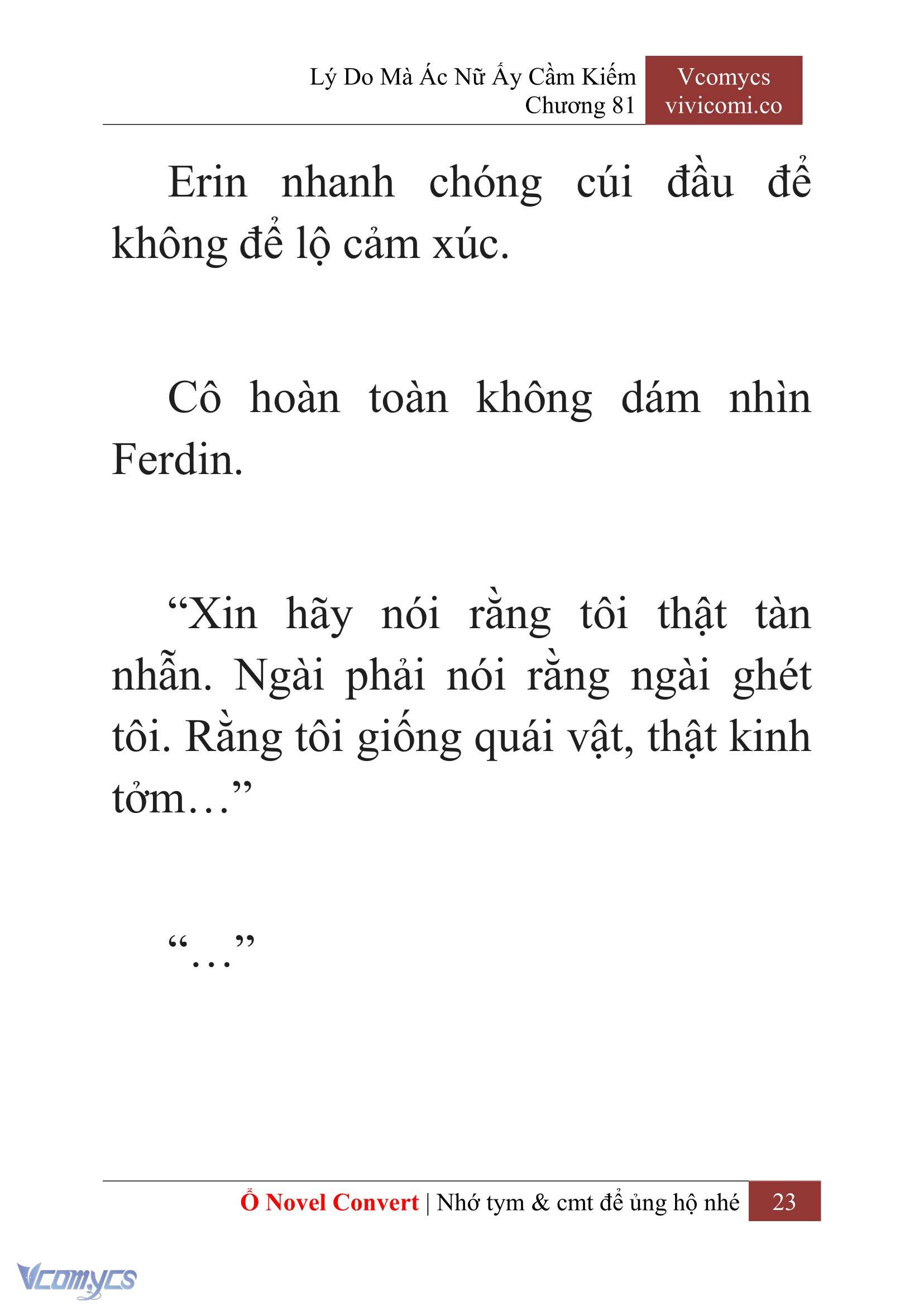 [Novel] Lý Do Mà Ác Nữ Ấy Cầm Kiếm Chap 81 - Trang 2
