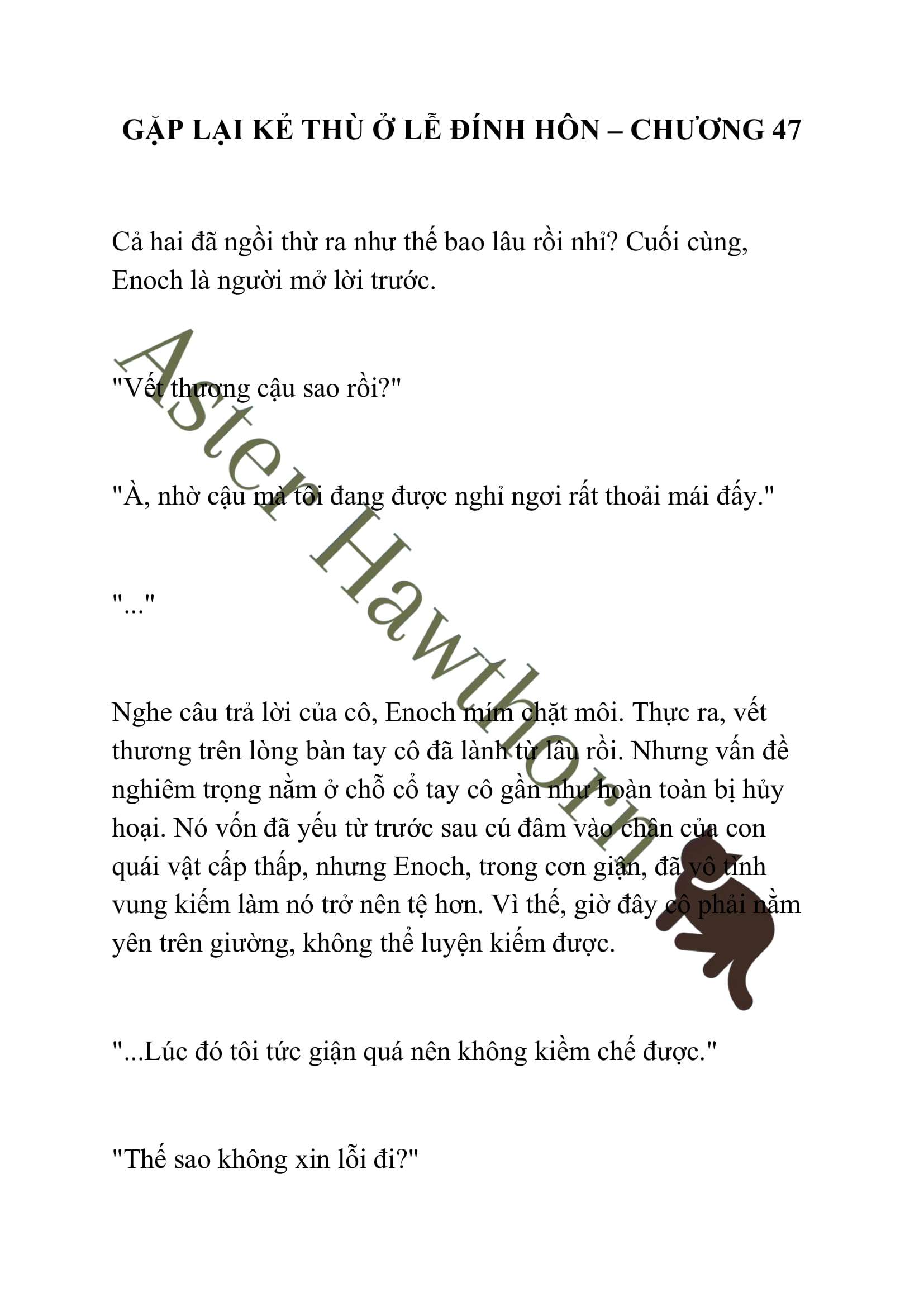 [NOVEL] Gặp Lại Kẻ Thù Ở Lễ Đính Hôn Chap 47 - Trang 2