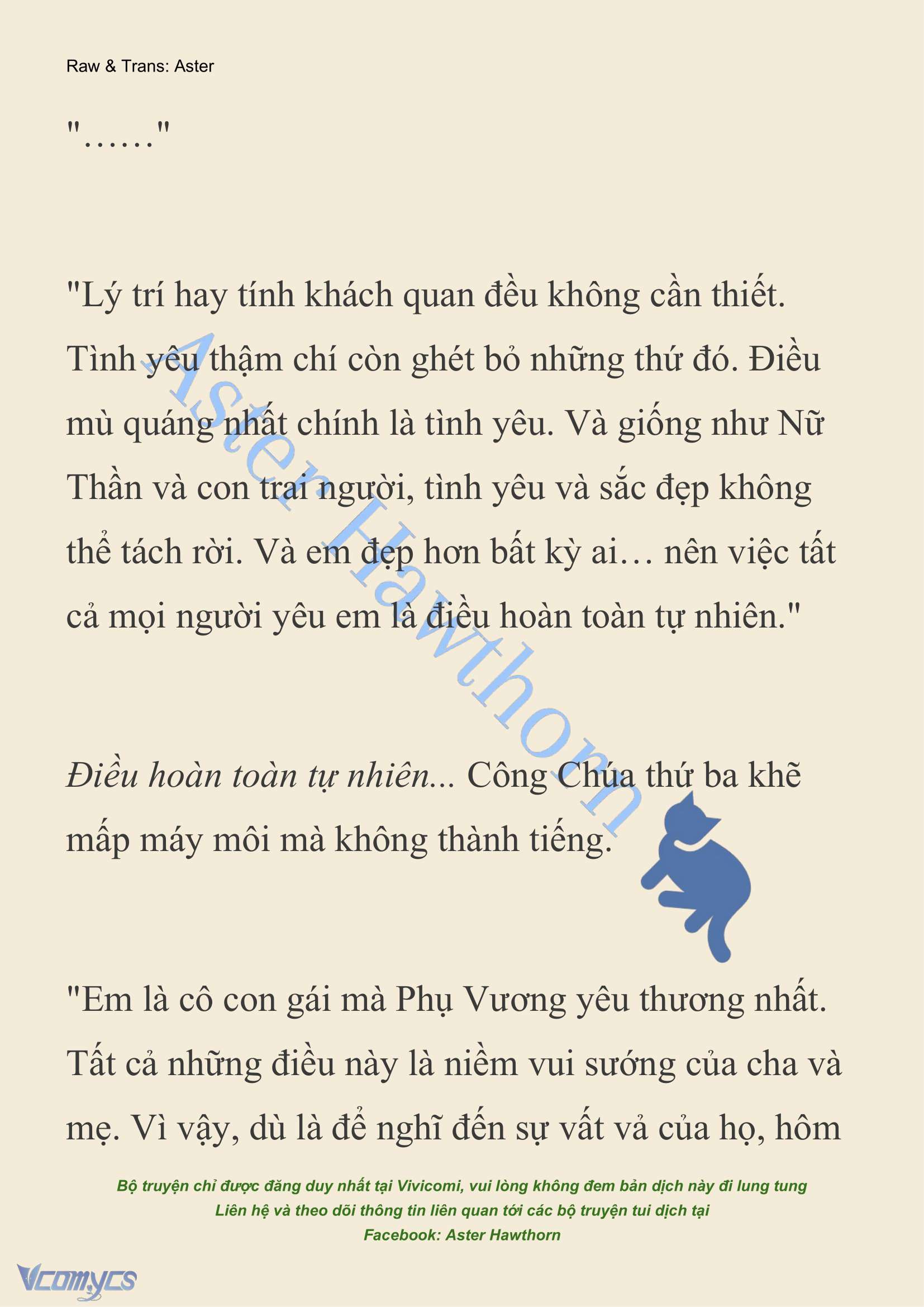 [NOVEL] Dành Cho Các Nữ Thần: Dành cho Psyche Chap 3 - Trang 2