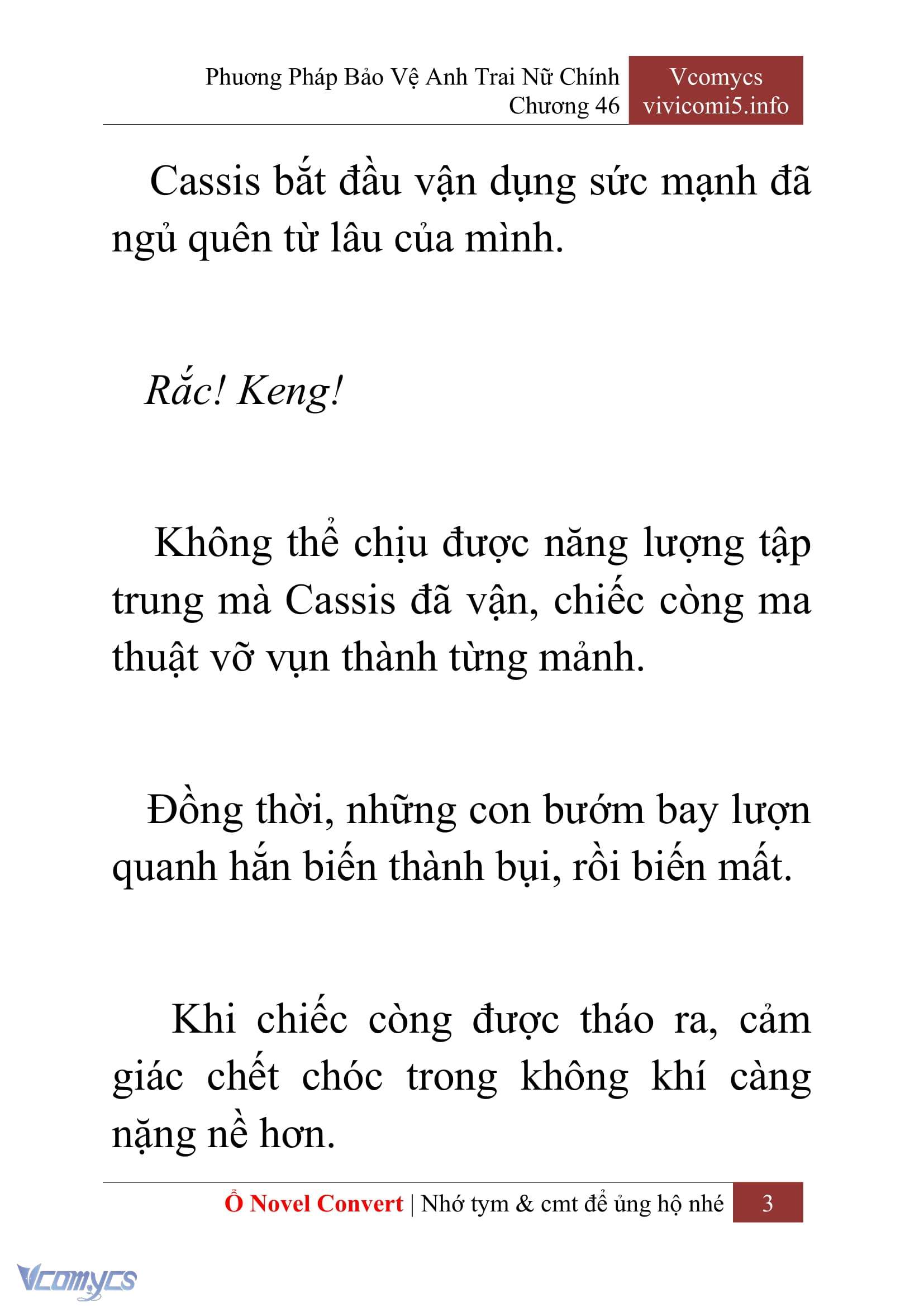 [Novel] Phương Pháp Bảo Vệ Anh Trai Nữ Chính Chap 46 - Trang 2