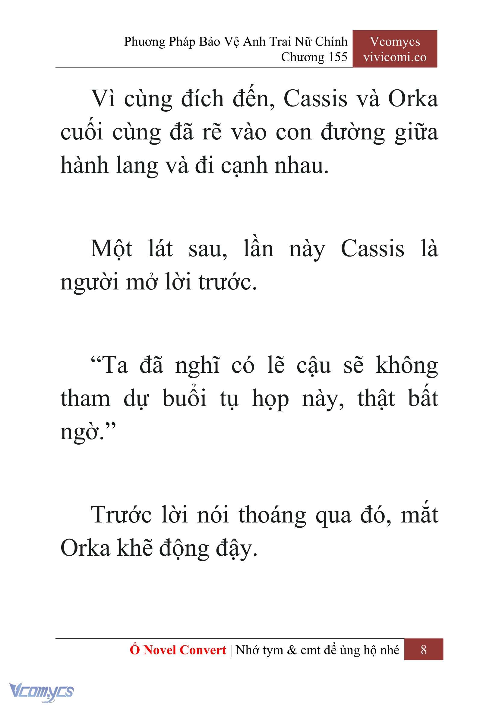 [Novel] Phương Pháp Bảo Vệ Anh Trai Nữ Chính Chap 155 - Trang 2