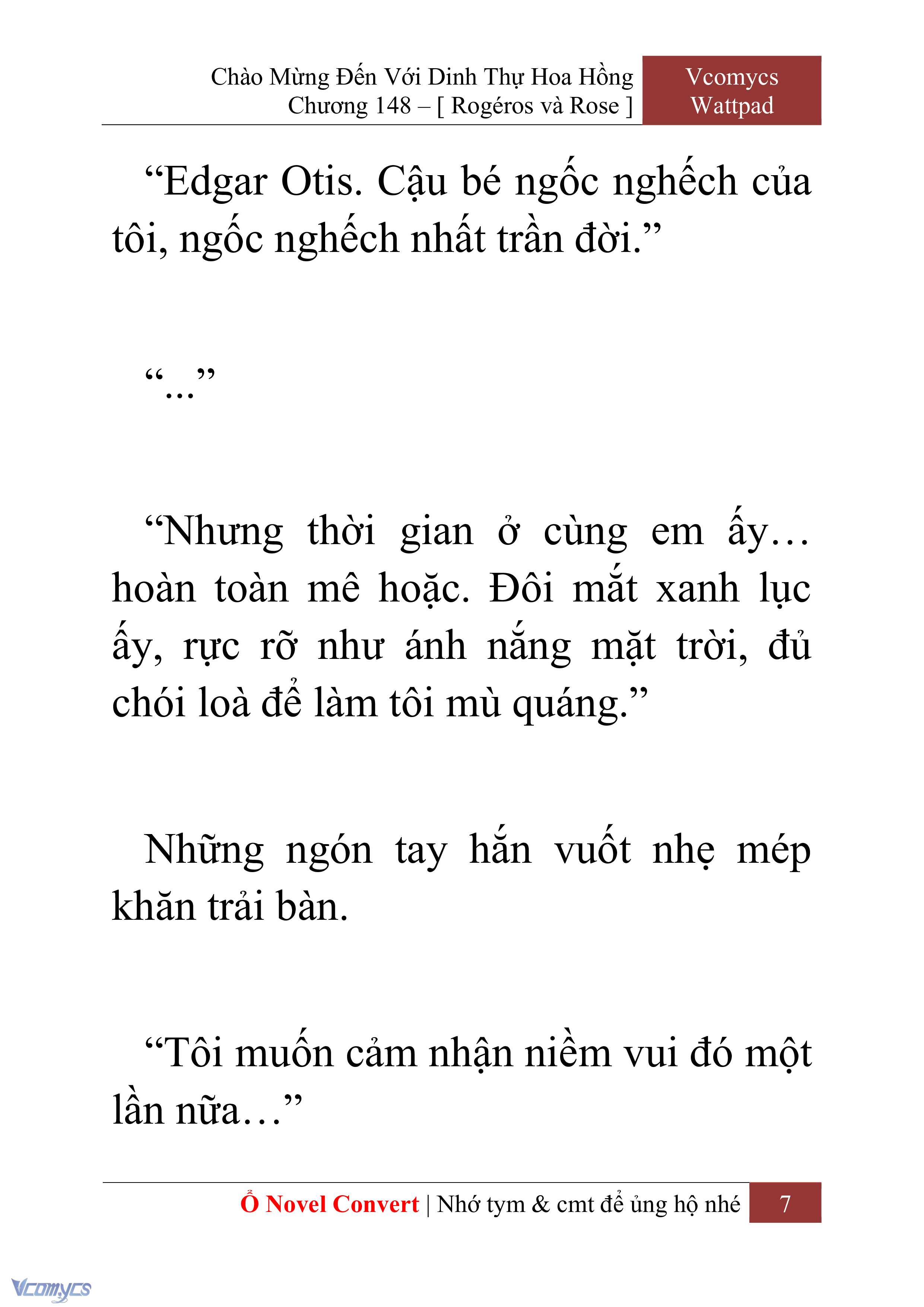 [Novel] Chào Mừng Đến Với Dinh Thự Hoa Hồng Chap 148 - Next Chap 149