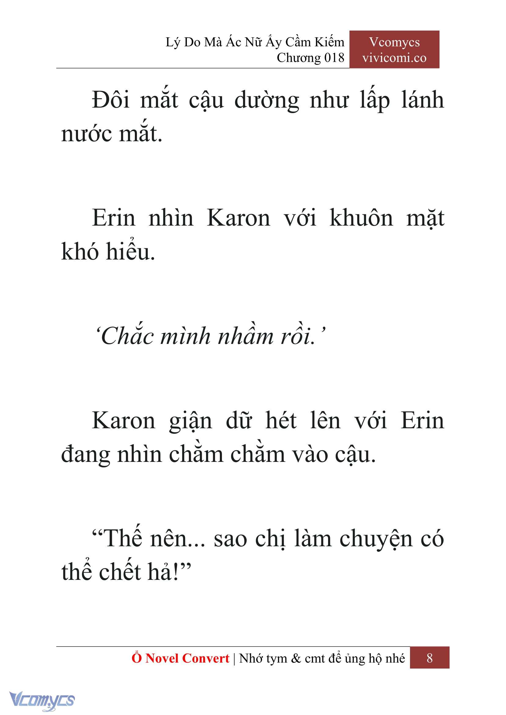 [Novel] Lý Do Mà Ác Nữ Ấy Cầm Kiếm Chap 18 - Next Chap 19