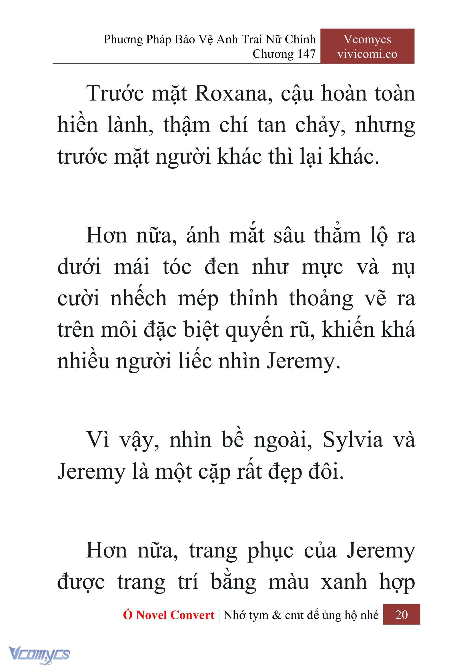[Novel] Phương Pháp Bảo Vệ Anh Trai Nữ Chính Chap 147 - Next 