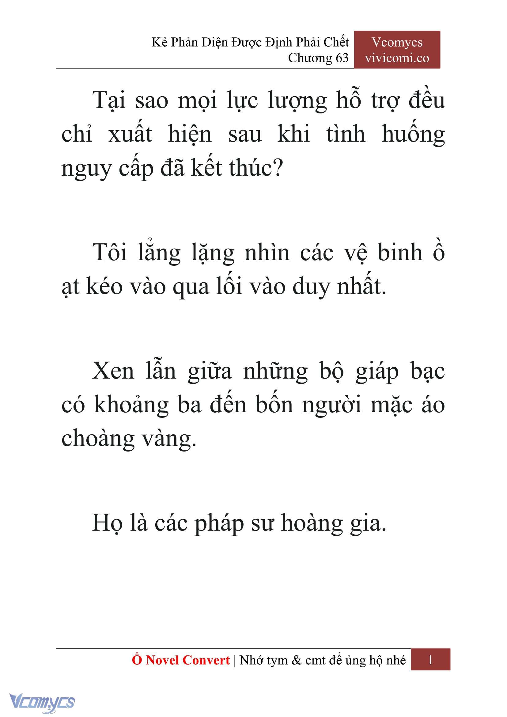 [Novel] Kẻ Phản Diện Được Định Phải Chết Chap 63 - Next Chap 64