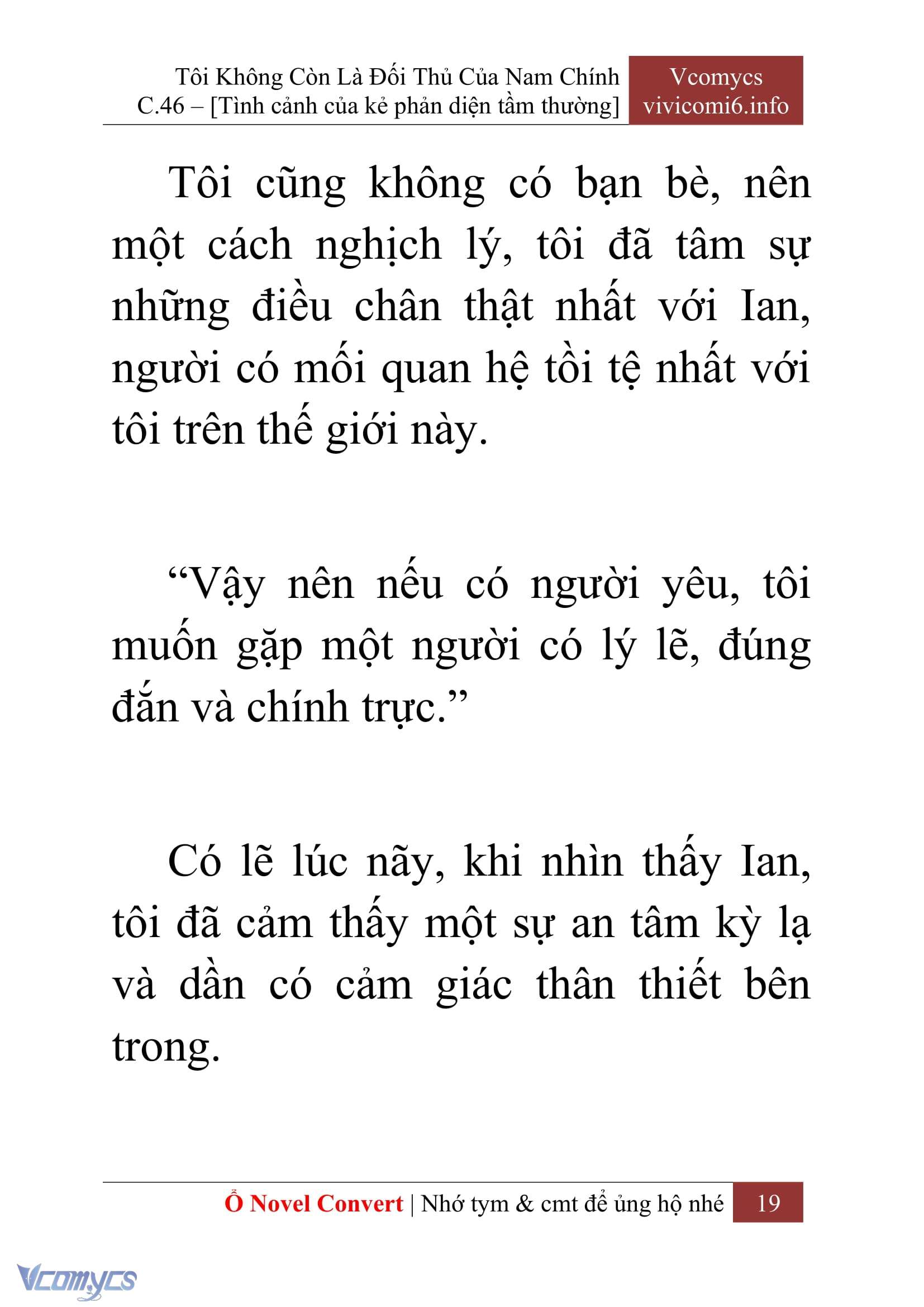 [Novel] Tôi Không Còn Là Đối Thủ Của Nam Chính Chap 46 - Trang 2
