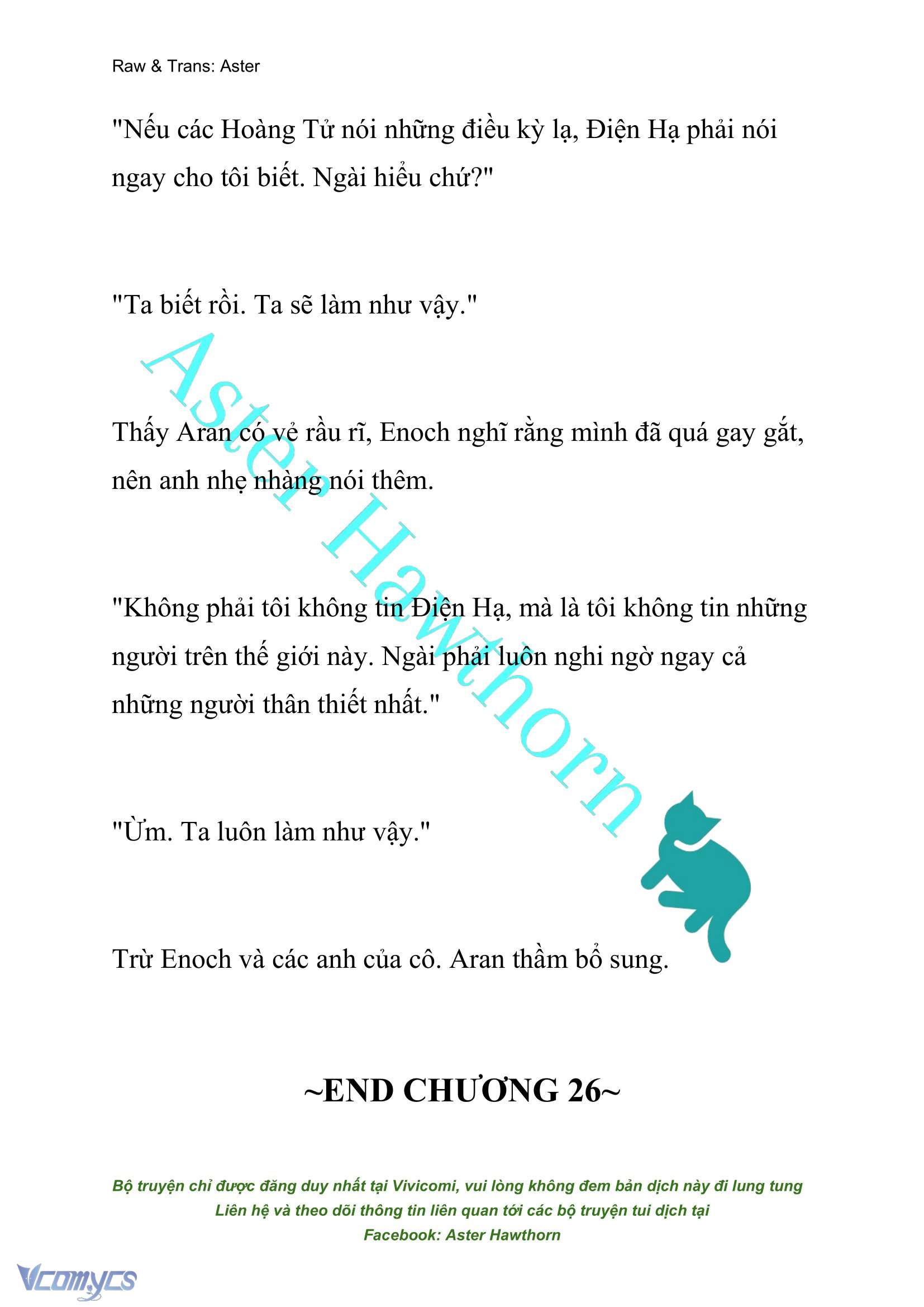 [NOVEL] Đêm Của Bệ Hạ Chap 26 - Next Chap 27