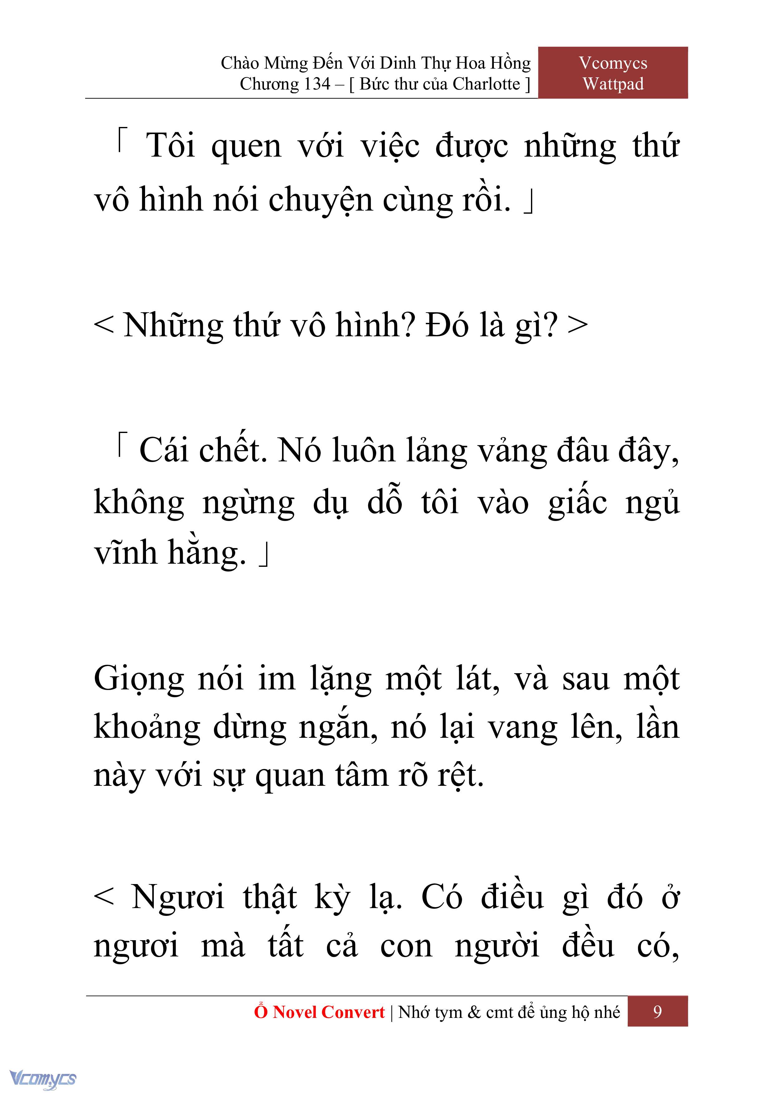 [Novel] Chào Mừng Đến Với Dinh Thự Hoa Hồng Chap 134 - Trang 2
