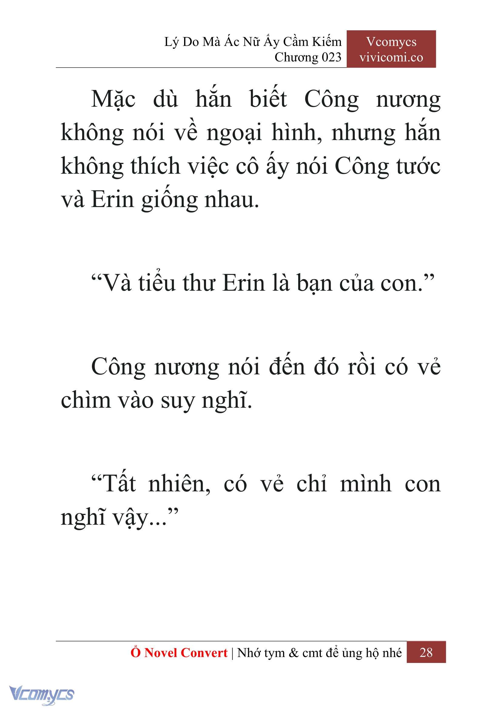 [Novel] Lý Do Mà Ác Nữ Ấy Cầm Kiếm Chap 23 - Trang 2