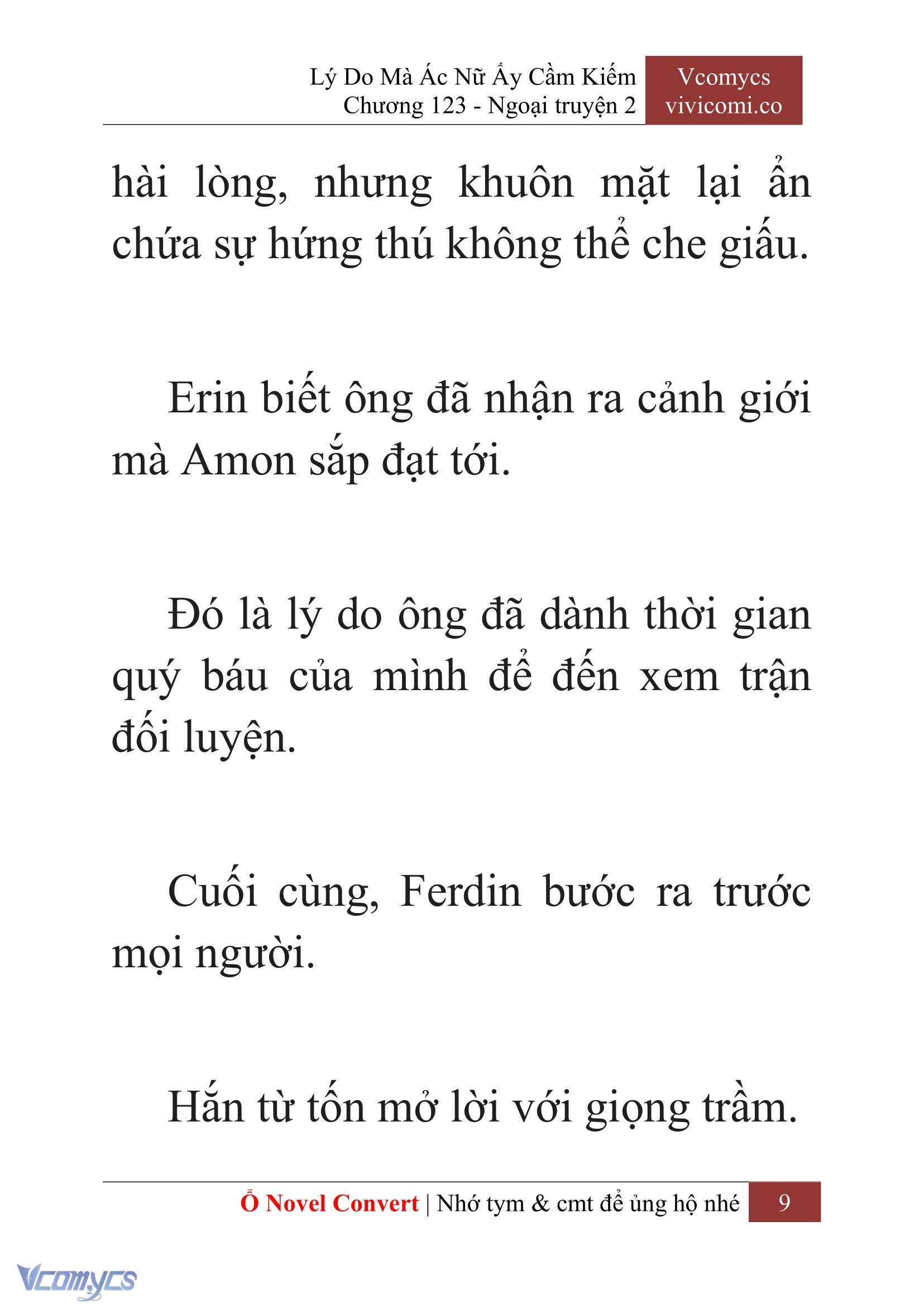 [Novel] Lý Do Mà Ác Nữ Ấy Cầm Kiếm Chap 123 - Trang 2