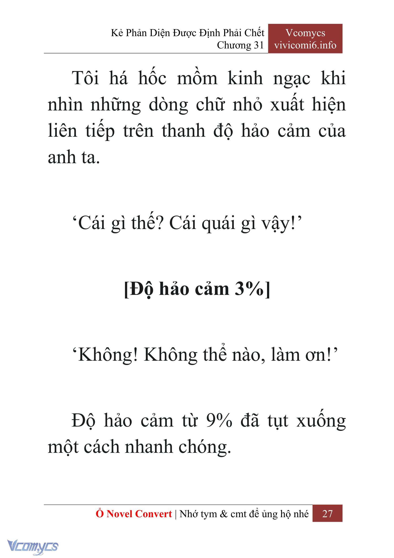 [Novel] Kẻ Phản Diện Được Định Phải Chết Chap 31 - Trang 2