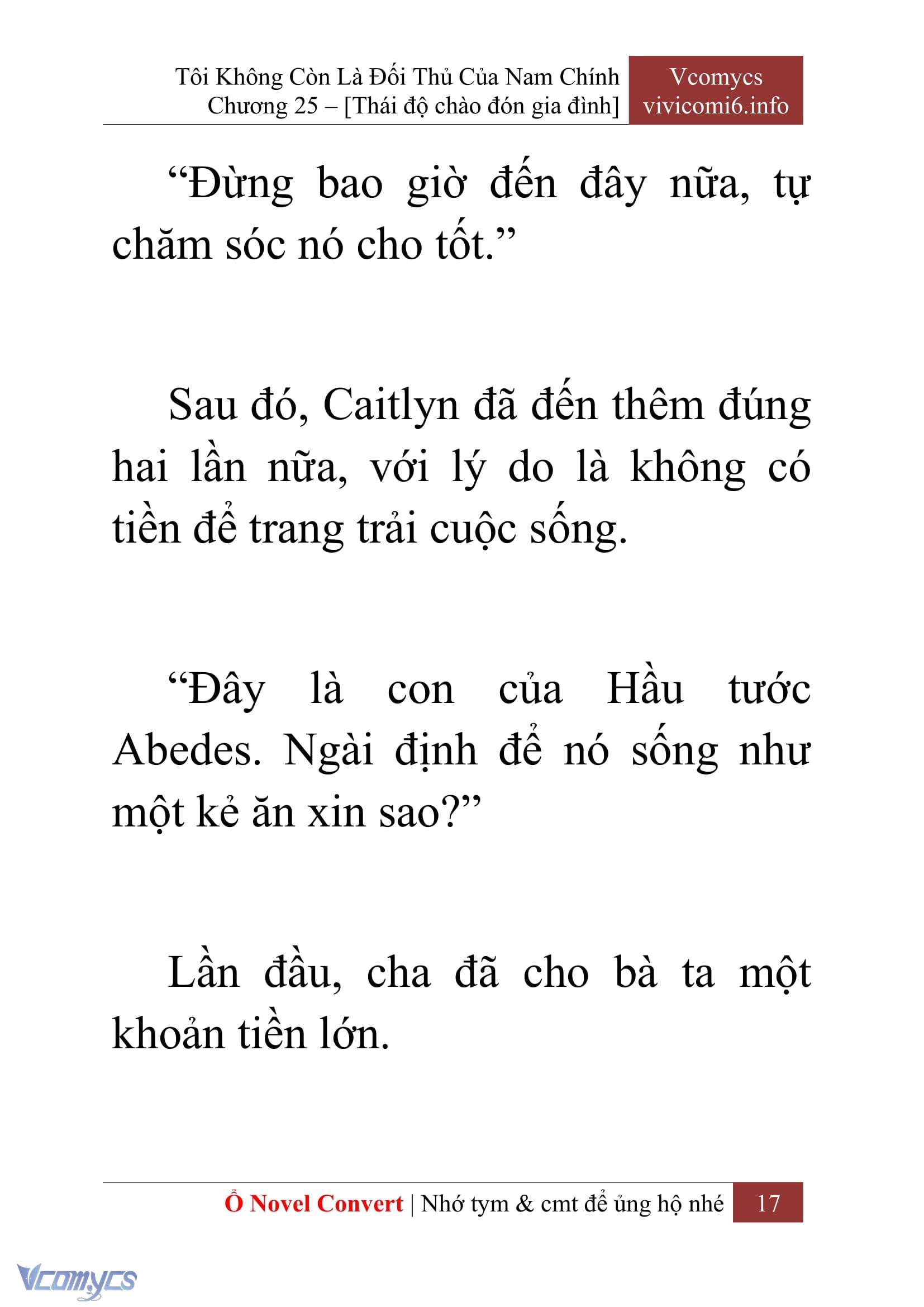 [Novel] Tôi Không Còn Là Đối Thủ Của Nam Chính Chap 25 - Trang 2