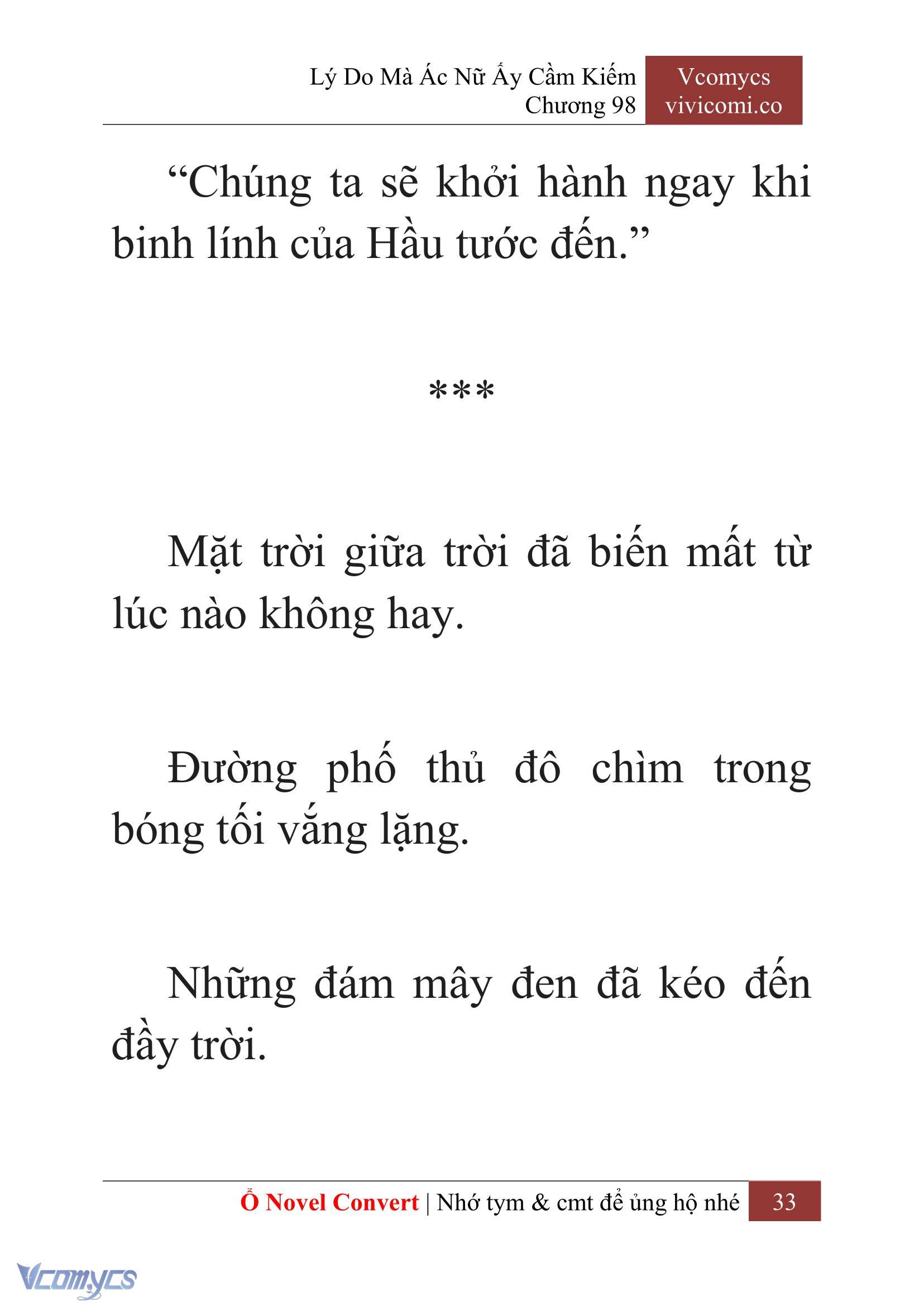 [Novel] Lý Do Mà Ác Nữ Ấy Cầm Kiếm Chap 98 - Trang 2