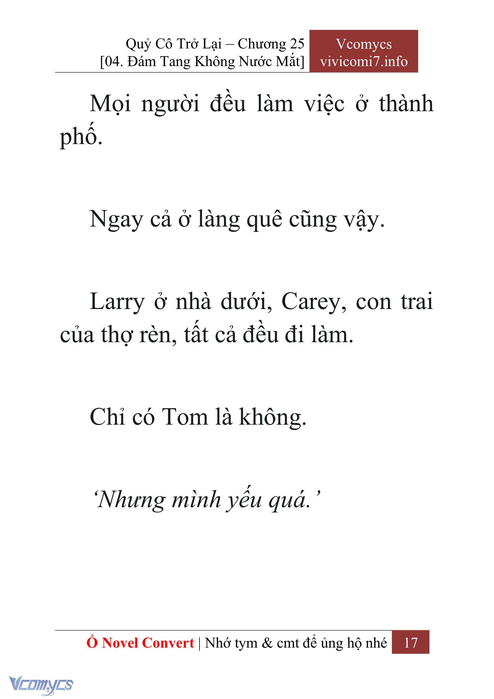 [Novel] Quý Cô Trở Lại Chap 25 - Trang 2