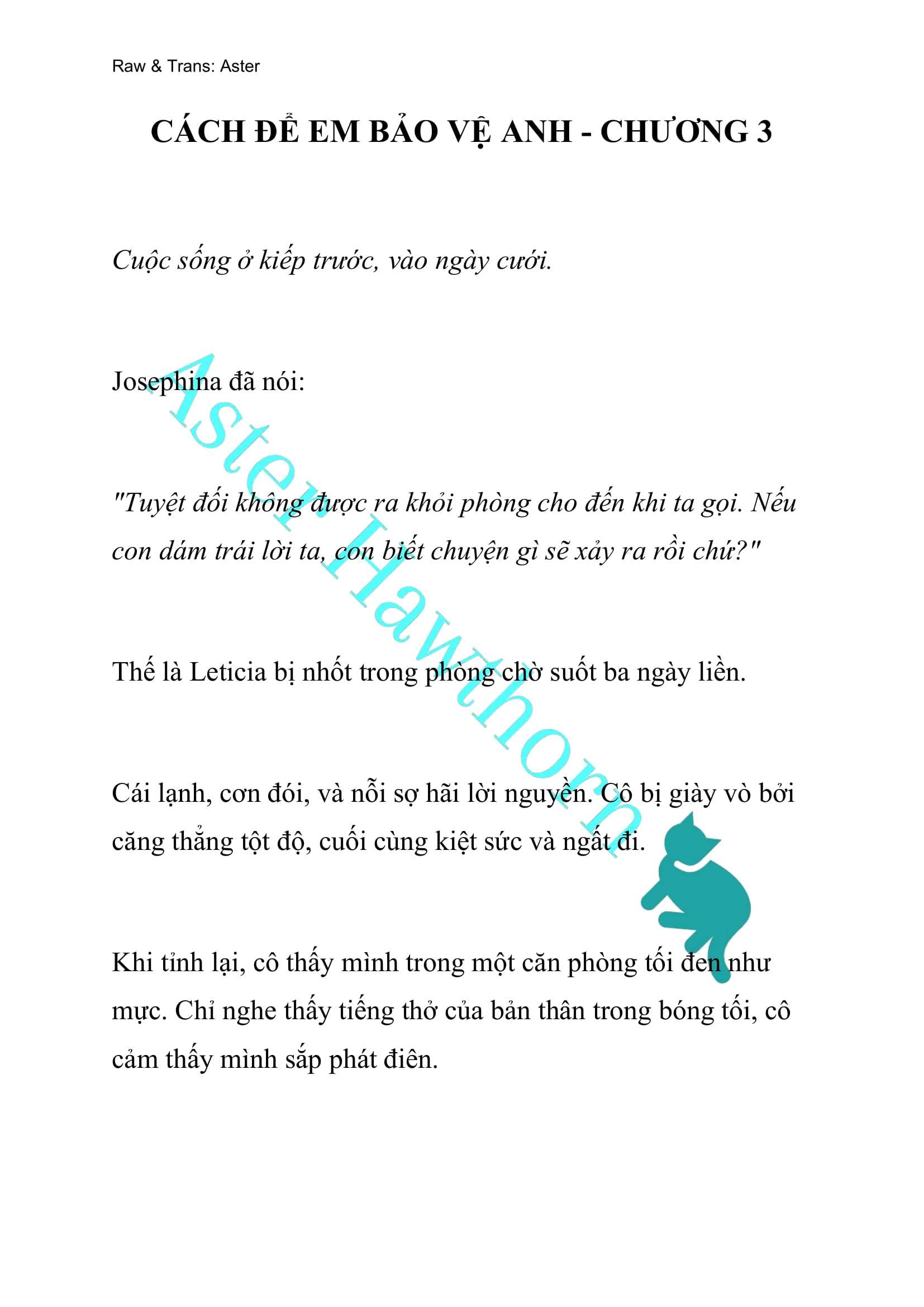 [NOVEL] Cách Để Em Bảo Vệ Anh Chap 3 - Next Chap 4