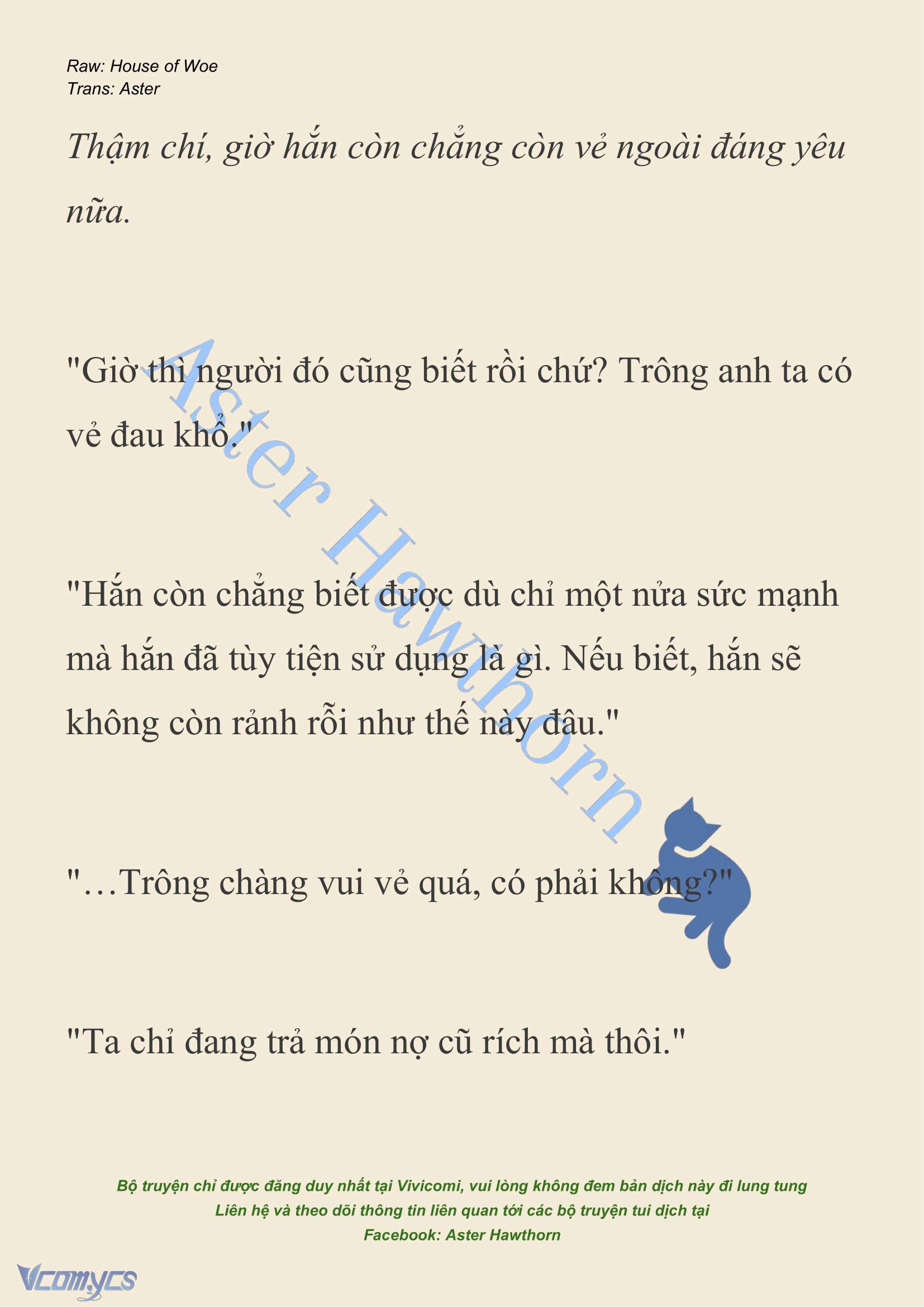 [NOVEL] Dành Cho Các Nữ Thần: Dành cho Psyche Chap 14 - Trang 2