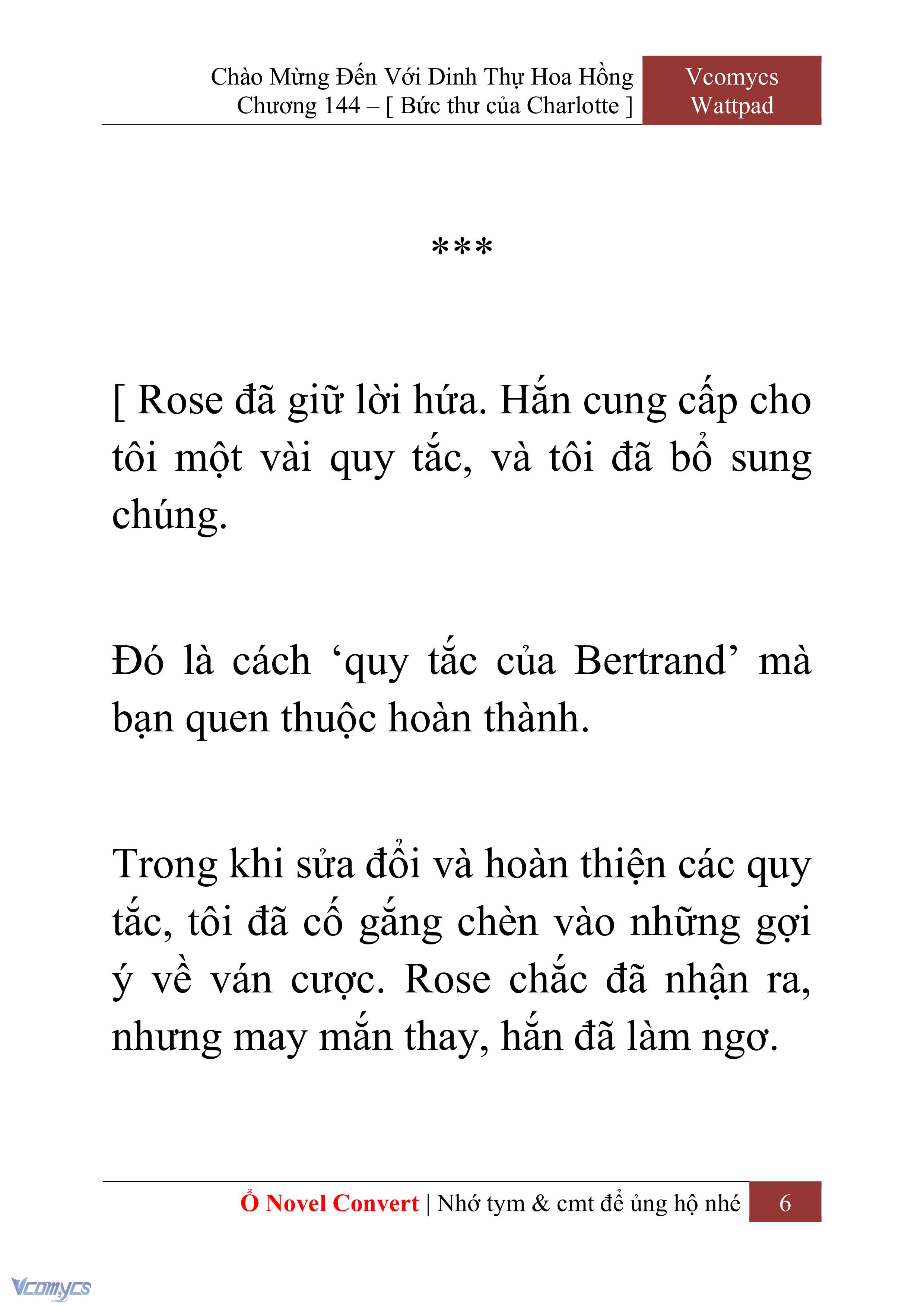 [Novel] Chào Mừng Đến Với Dinh Thự Hoa Hồng Chap 144 - Trang 2