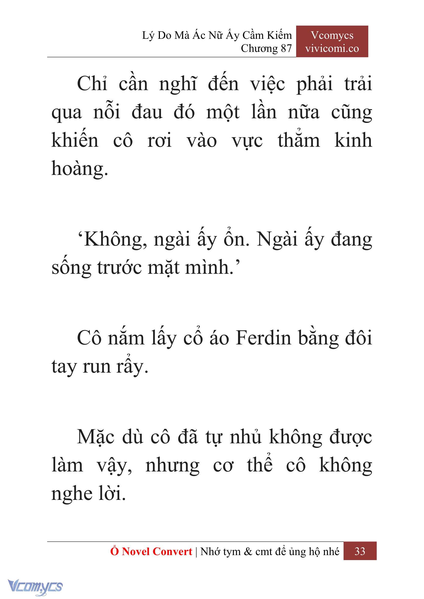 [Novel] Lý Do Mà Ác Nữ Ấy Cầm Kiếm Chap 87 - Trang 2