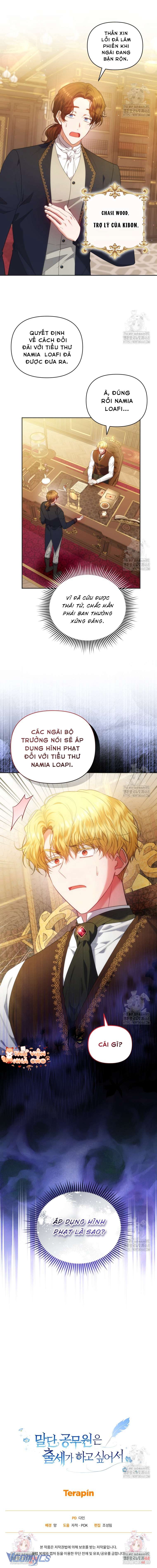 Quan chức cấp thấp, ôm giấc mộng thăng tiến Chap 3 - Trang 3