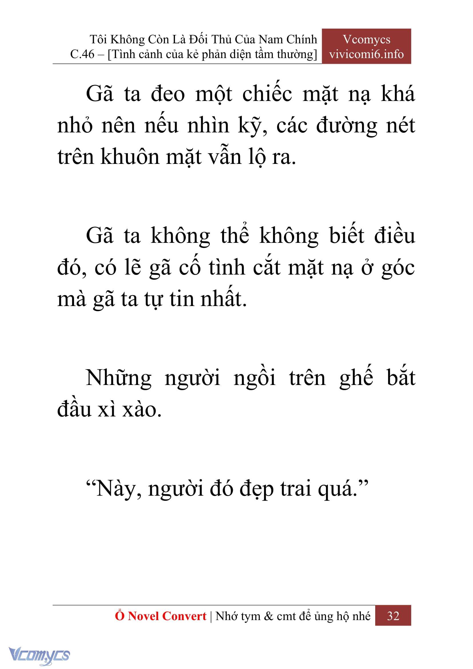 [Novel] Tôi Không Còn Là Đối Thủ Của Nam Chính Chap 46 - Trang 2