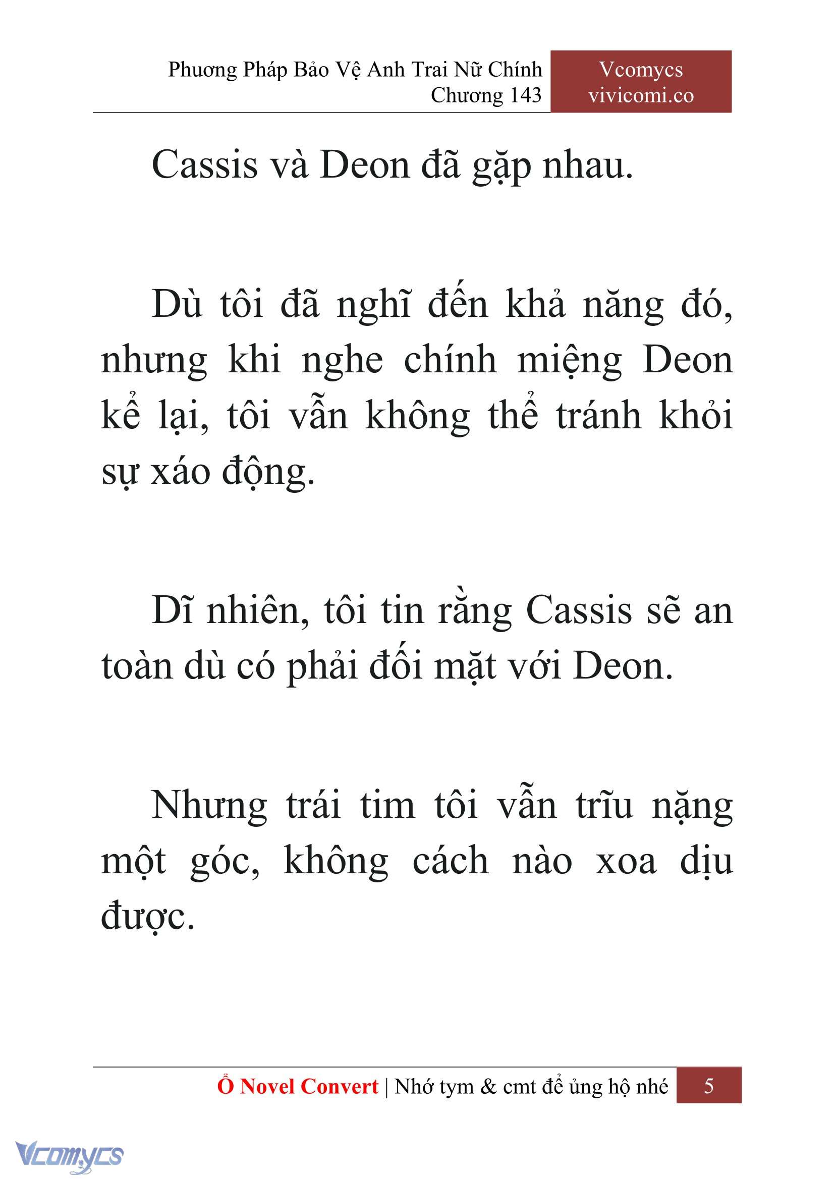 [Novel] Phương Pháp Bảo Vệ Anh Trai Nữ Chính Chap 143 - Next Chap 144