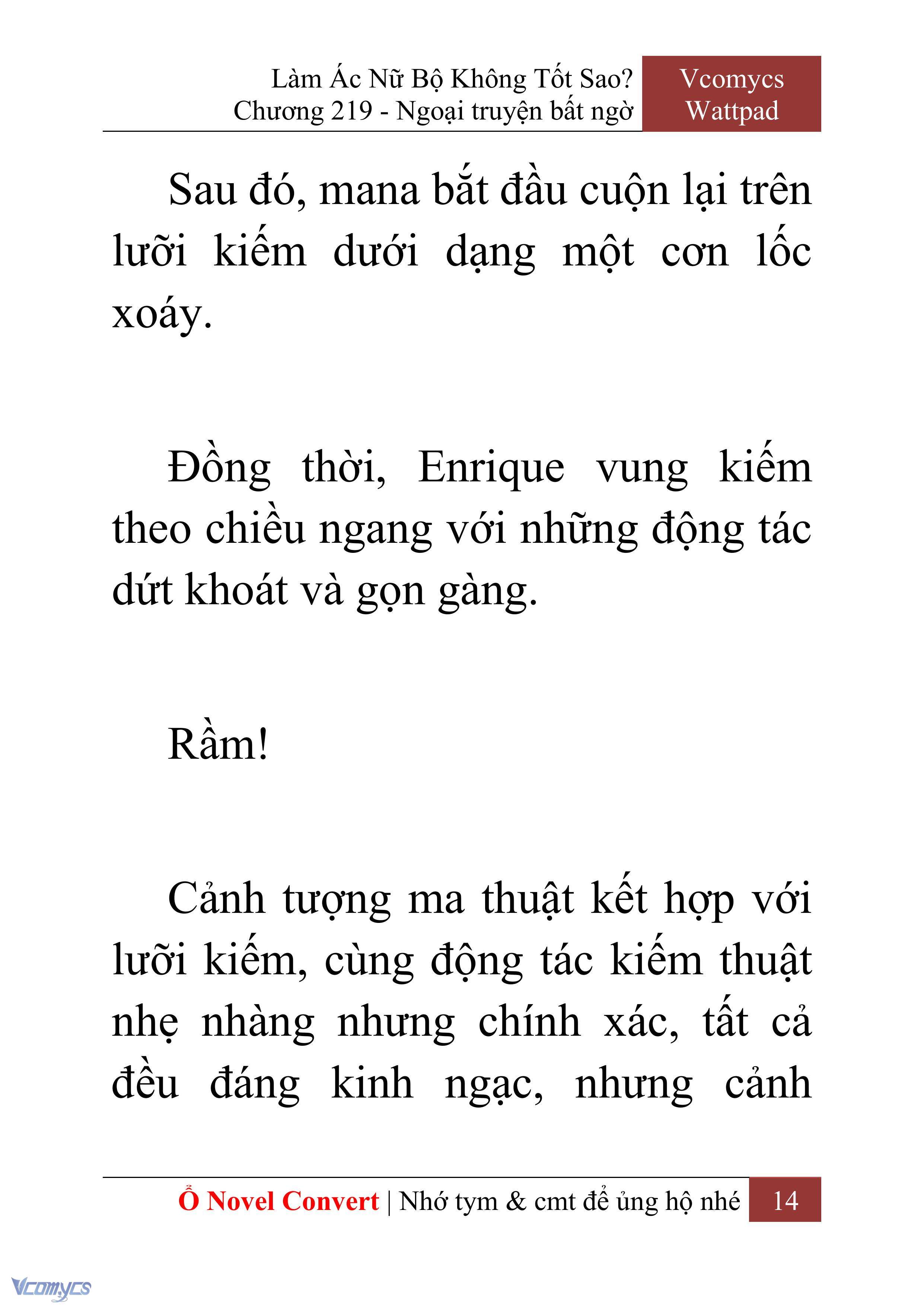 [Novel] Làm Ác Nữ Bộ Không Tốt Sao? Chap 219 - Trang 2