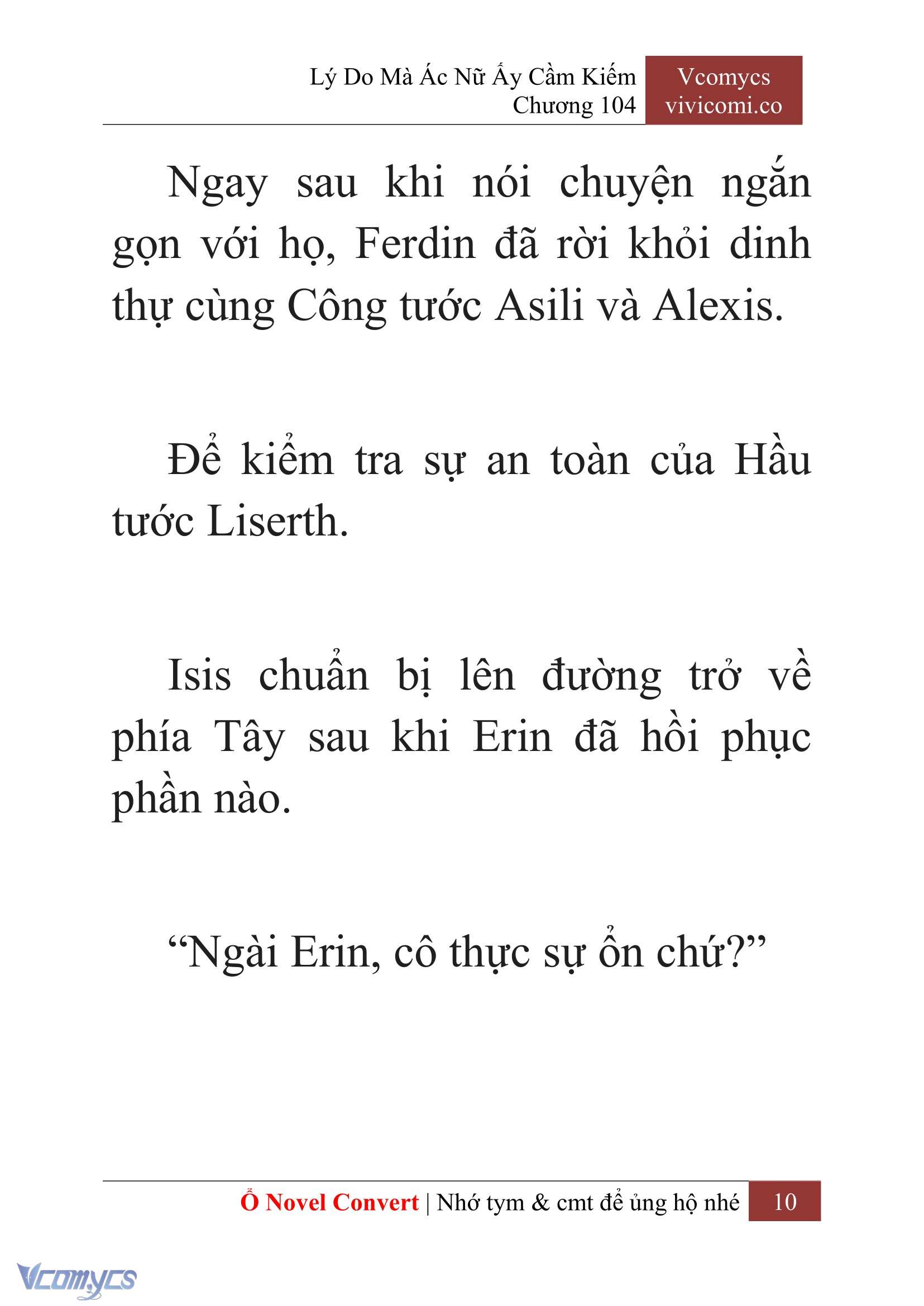 [Novel] Lý Do Mà Ác Nữ Ấy Cầm Kiếm Chap 104 - Trang 2
