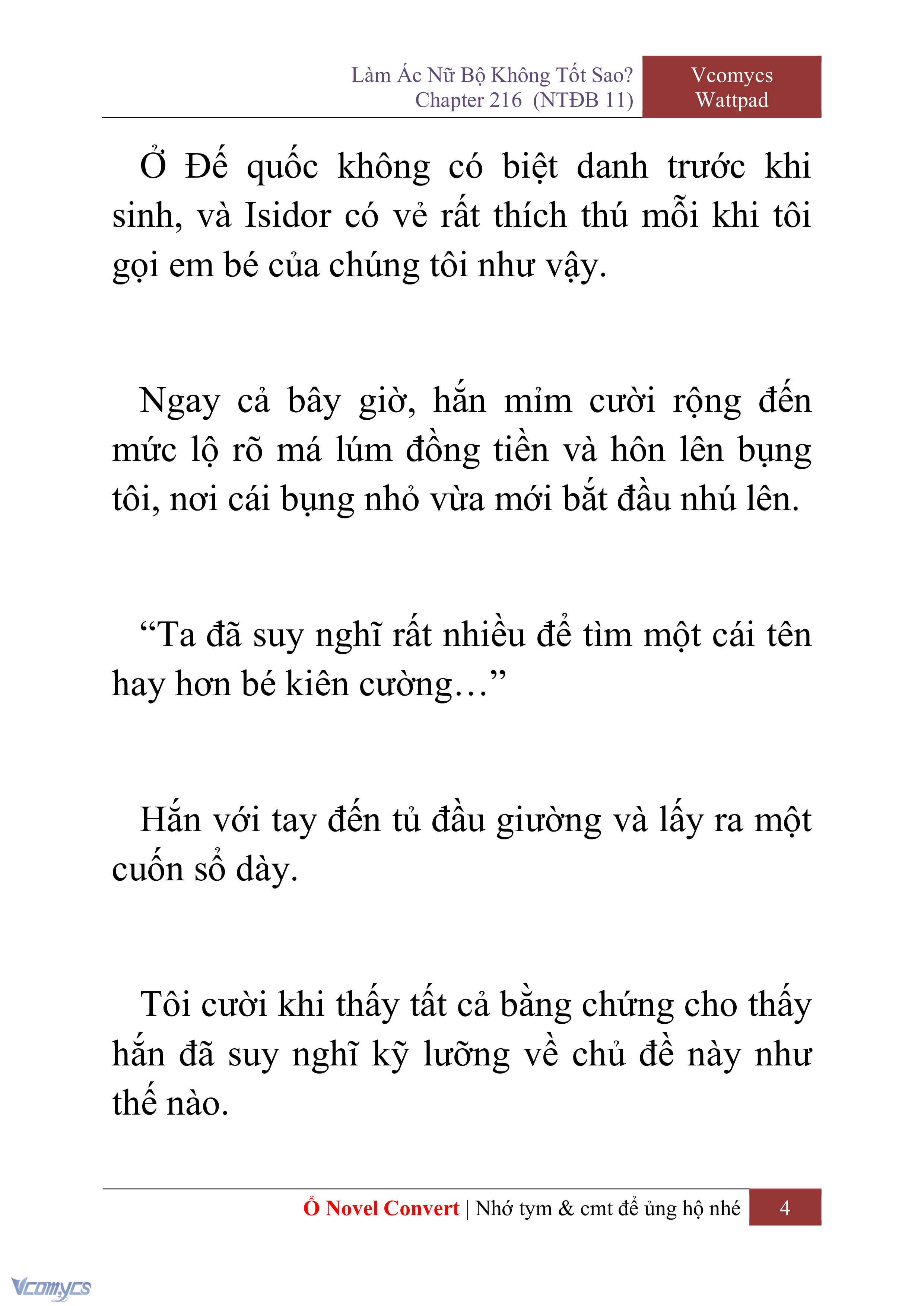 [Novel] Làm Ác Nữ Bộ Không Tốt Sao? Chap 216 - Trang 2