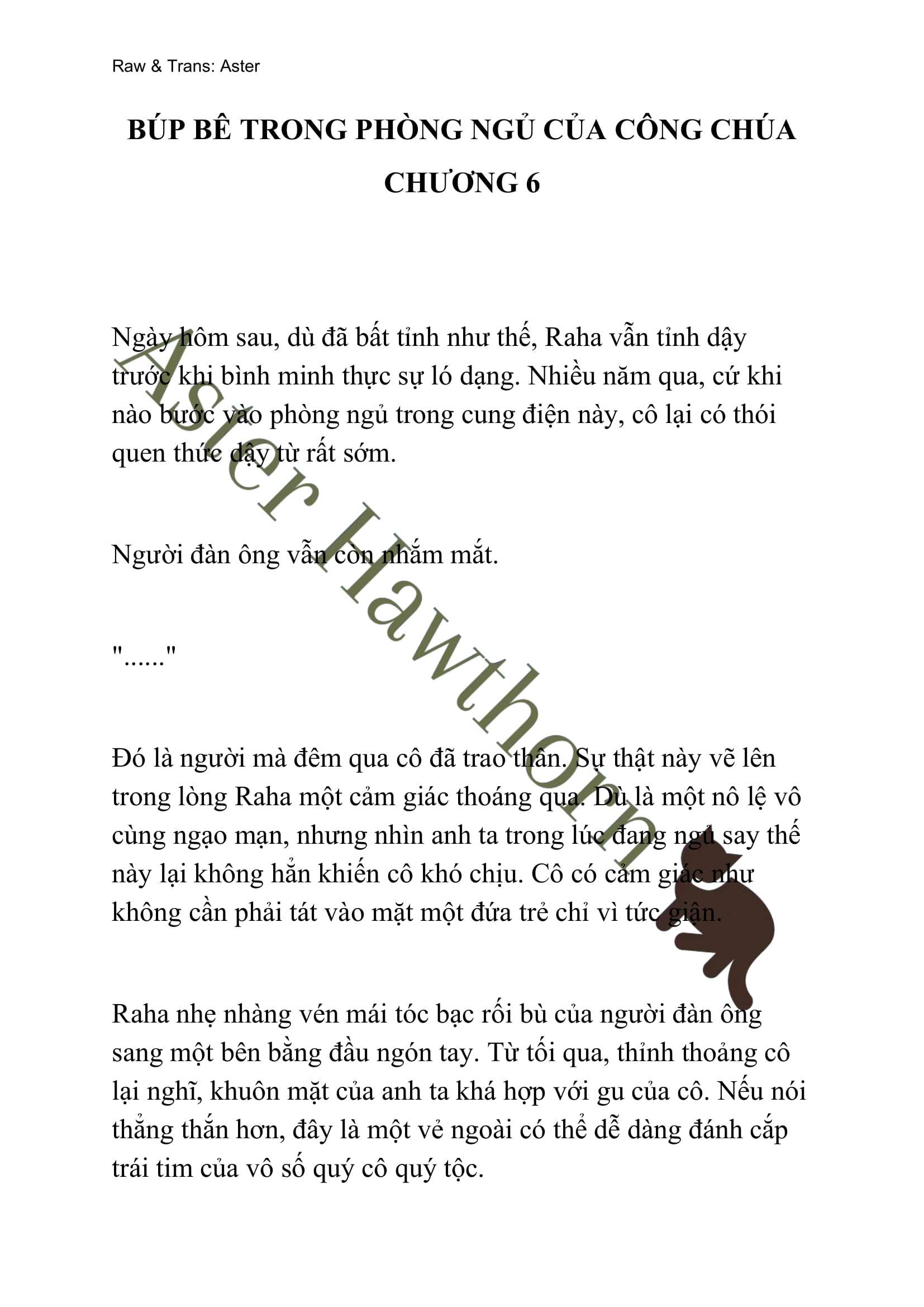 [NOVEL] Búp Bê Trong Phòng Ngủ Của Công Chúa Chap 6 - Next Chap 7