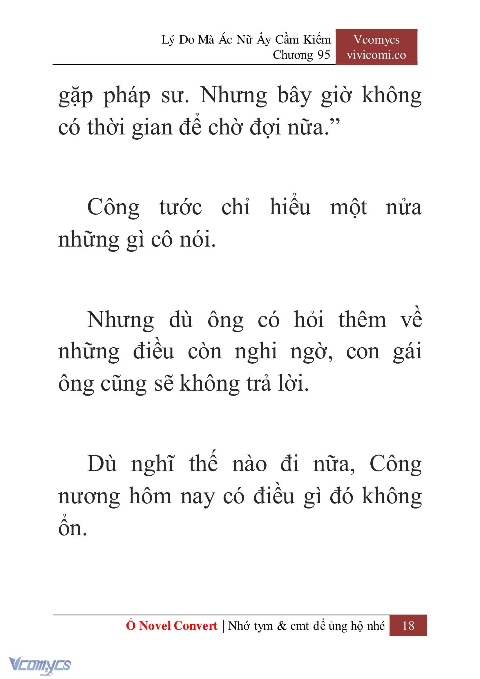 [Novel] Lý Do Mà Ác Nữ Ấy Cầm Kiếm Chap 95 - Next 