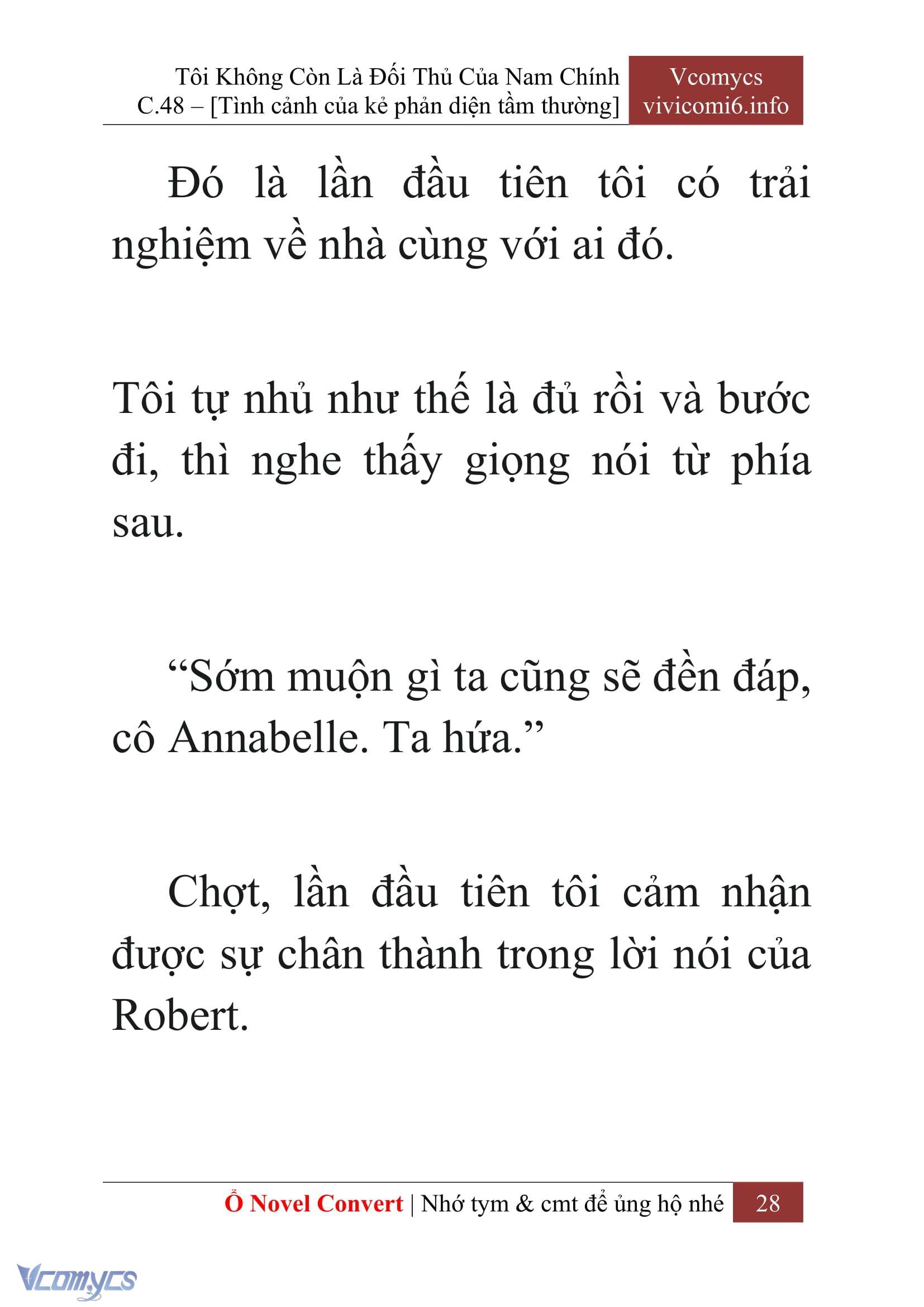 [Novel] Tôi Không Còn Là Đối Thủ Của Nam Chính Chap 48 - Trang 2