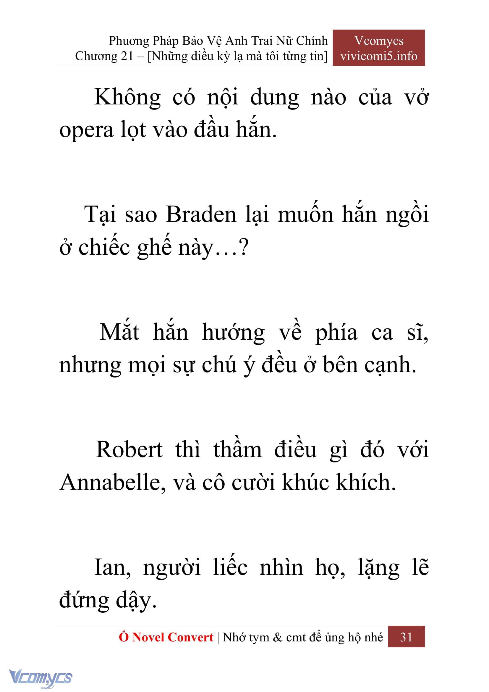 [Novel] Tôi Không Còn Là Đối Thủ Của Nam Chính Chap 21 - Trang 2