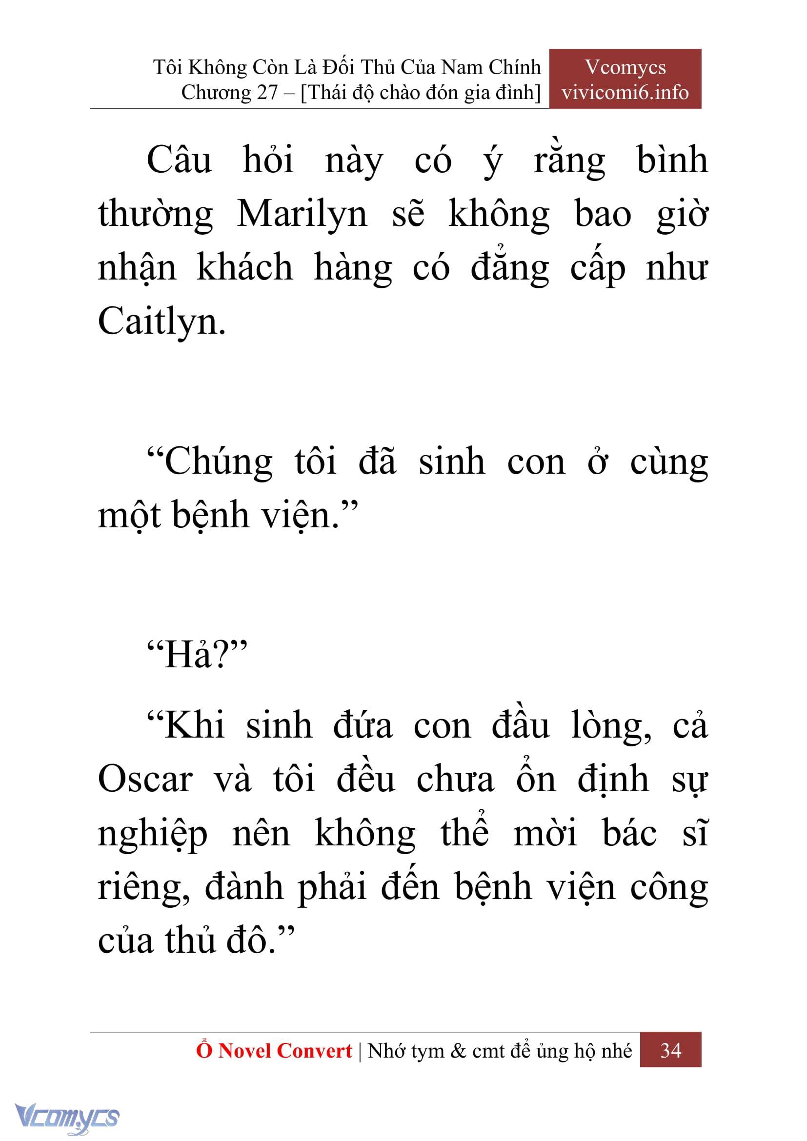 [Novel] Tôi Không Còn Là Đối Thủ Của Nam Chính Chap 27 - Trang 2