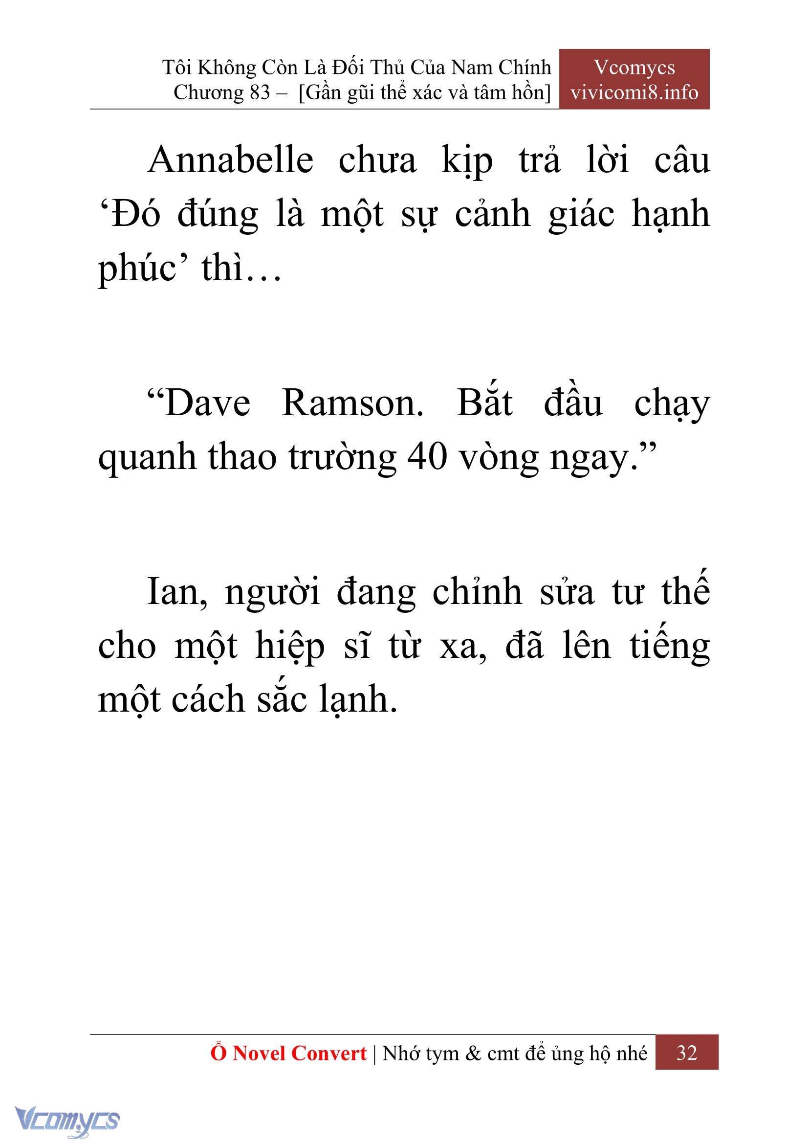 [Novel] Tôi Không Còn Là Đối Thủ Của Nam Chính Chap 83 - Trang 2