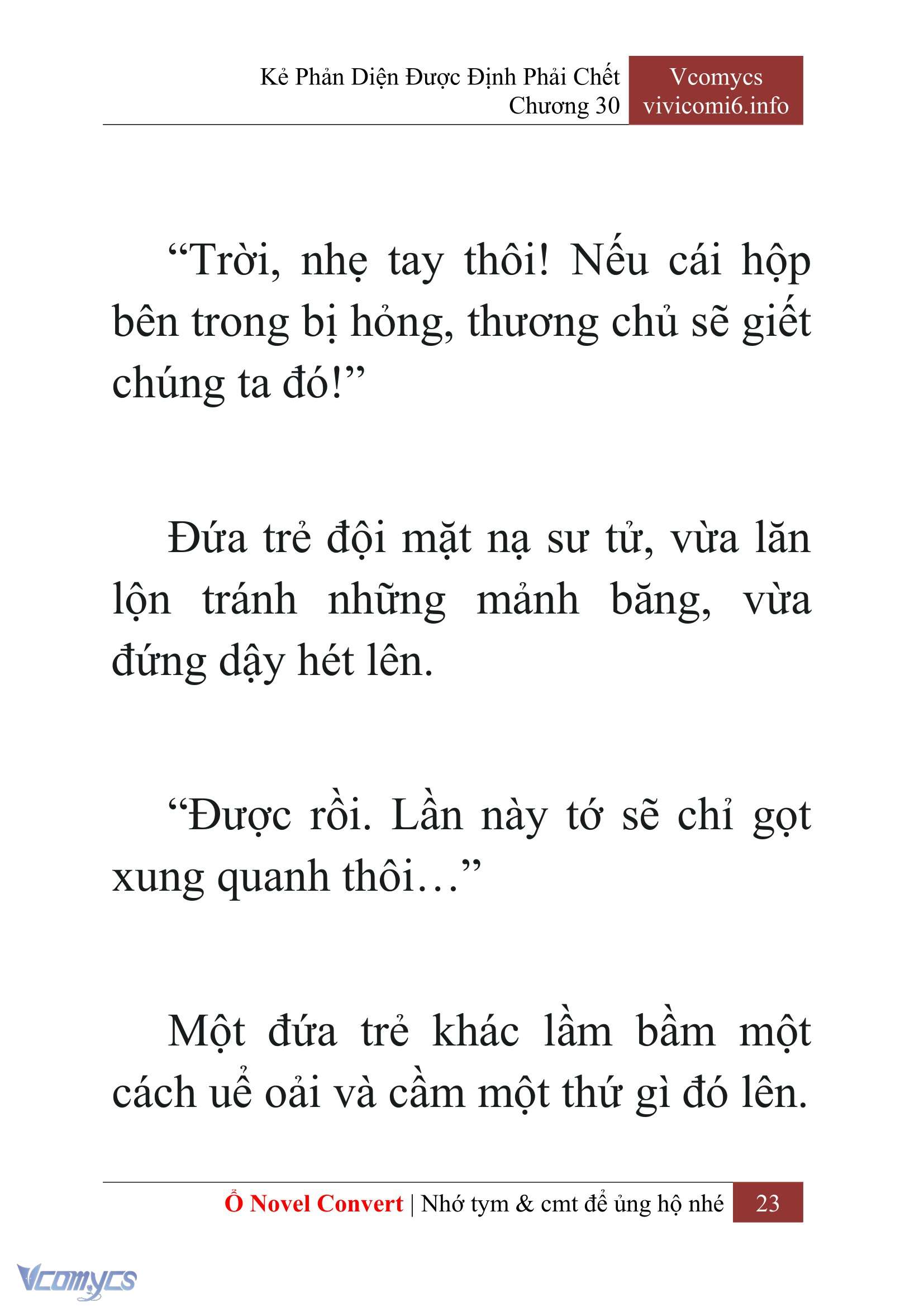 [Novel] Kẻ Phản Diện Được Định Phải Chết Chap 30 - Trang 2