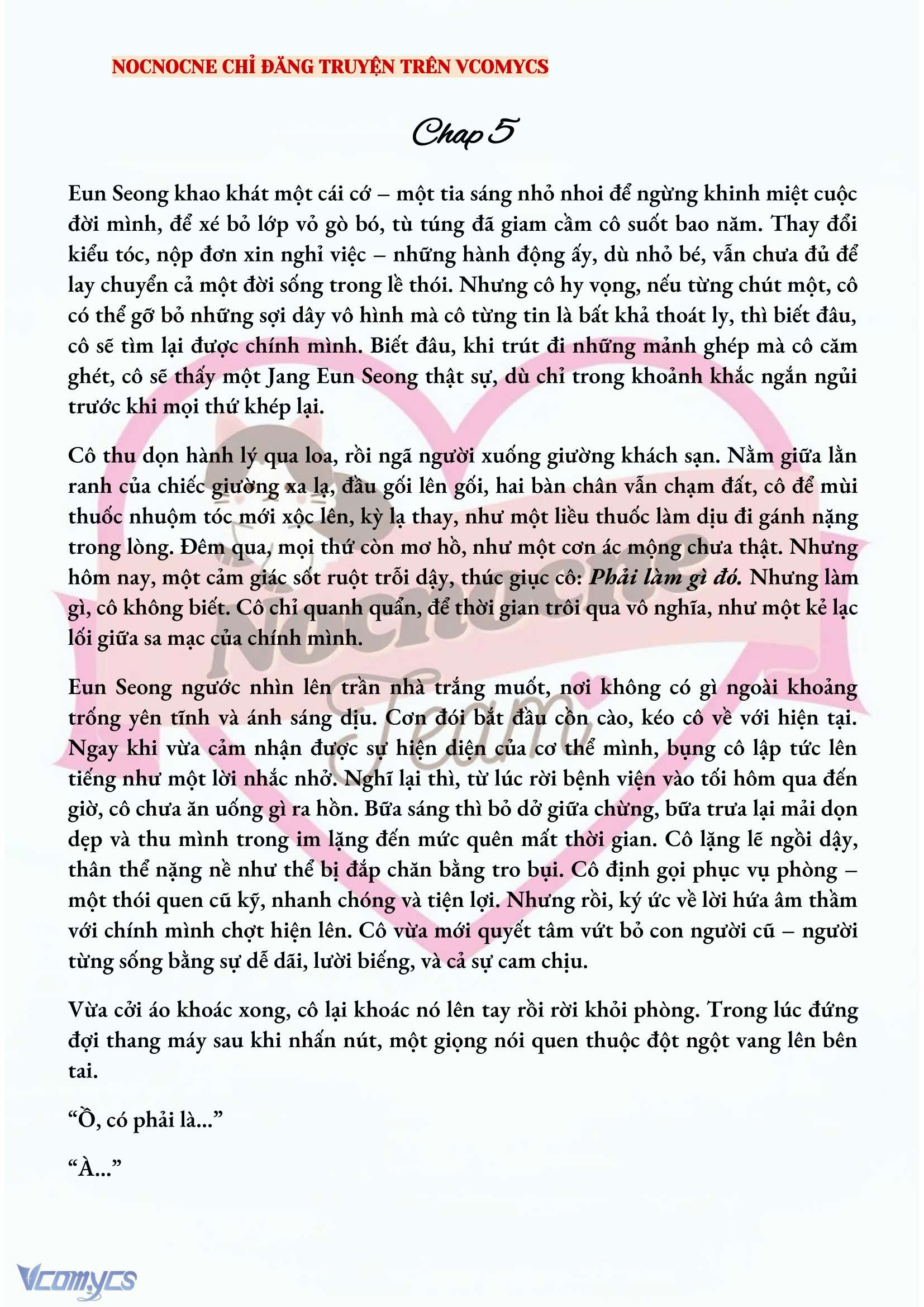 [NOVEL] CHÚNG TA KẾT THÚC VÀO MÙA THU Chap 5 - Trang 2