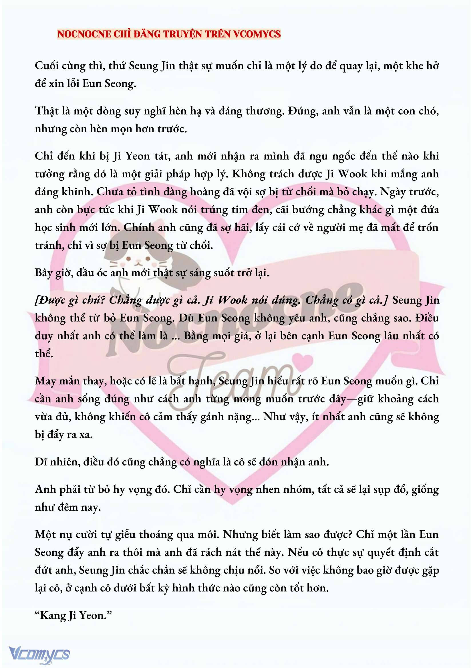 [NOVEL] CHÚNG TA KẾT THÚC VÀO MÙA THU Chap 37 - Next Chap 38