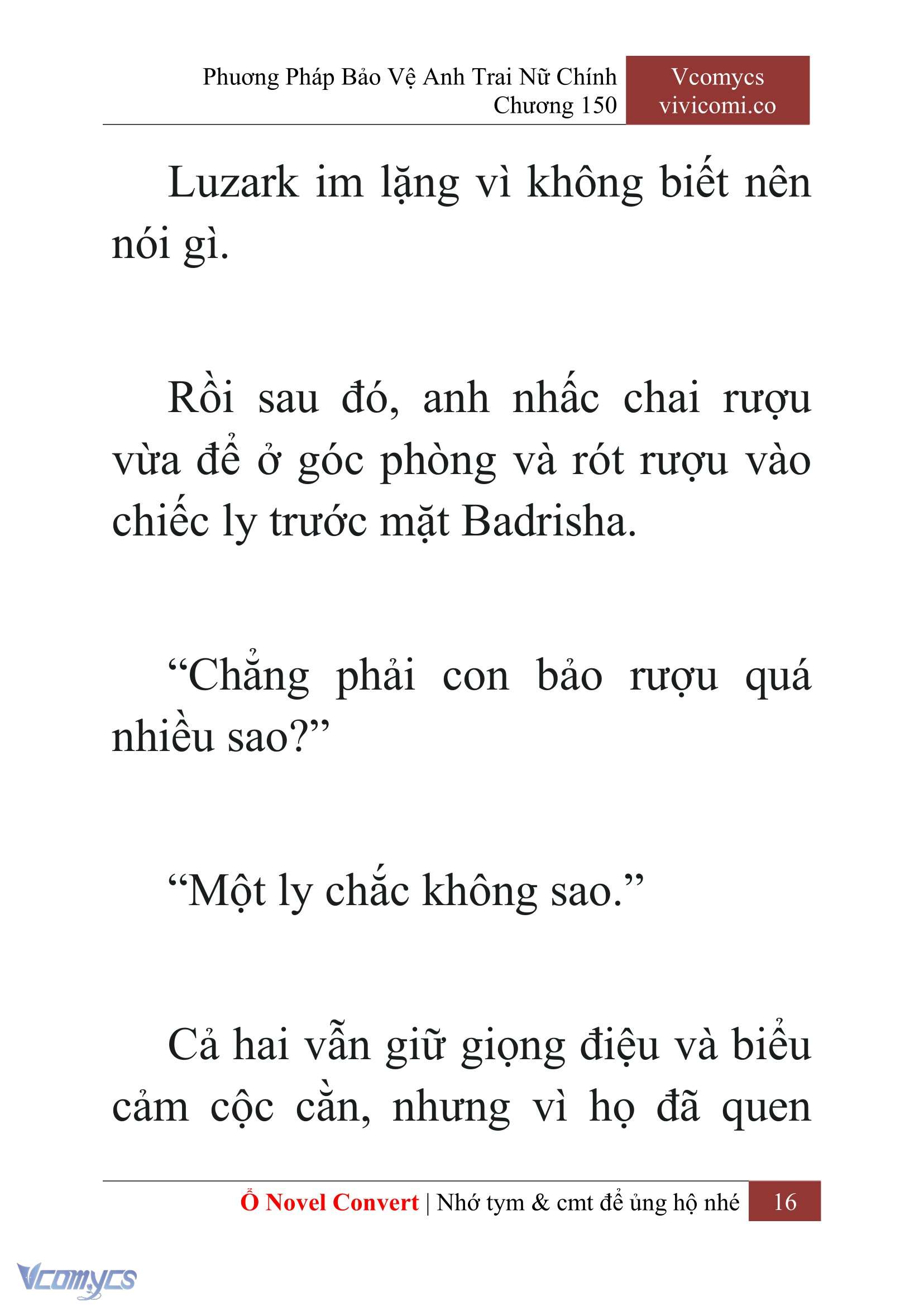 [Novel] Phương Pháp Bảo Vệ Anh Trai Nữ Chính Chap 150 - Next 