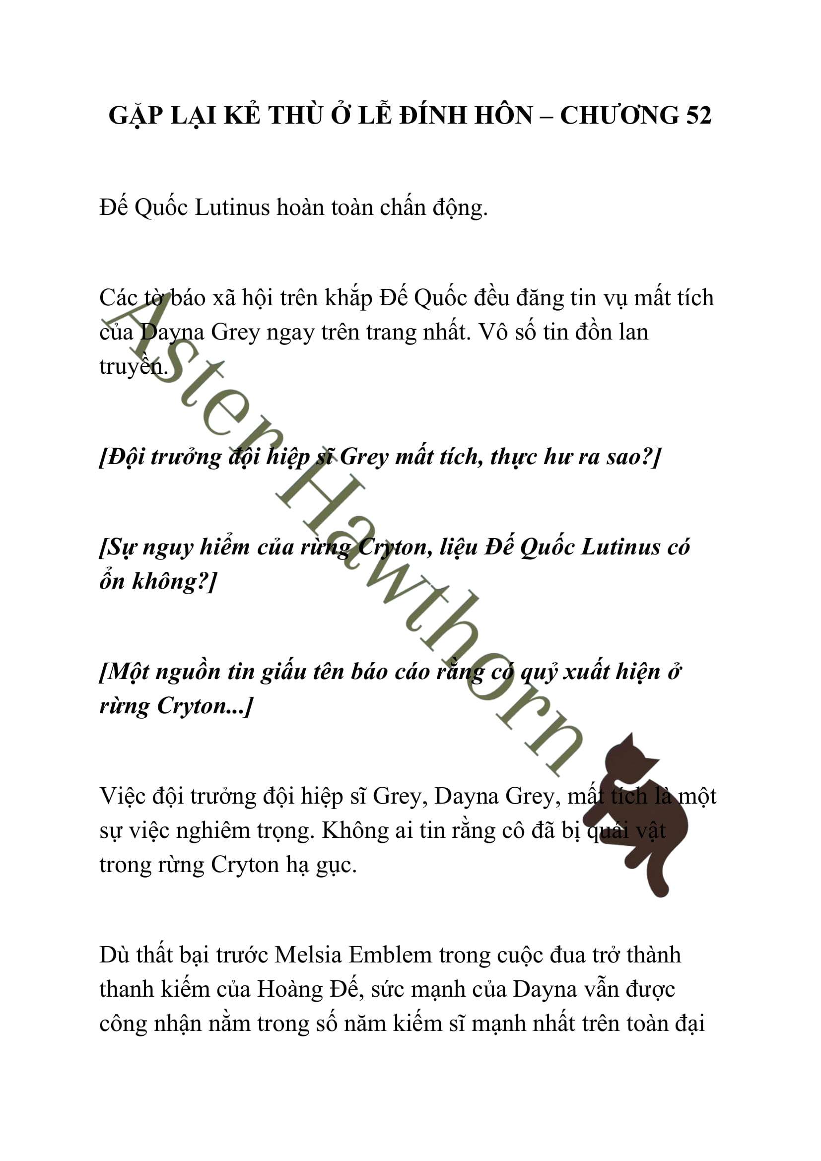 [NOVEL] Gặp Lại Kẻ Thù Ở Lễ Đính Hôn Chap 52 - Trang 2