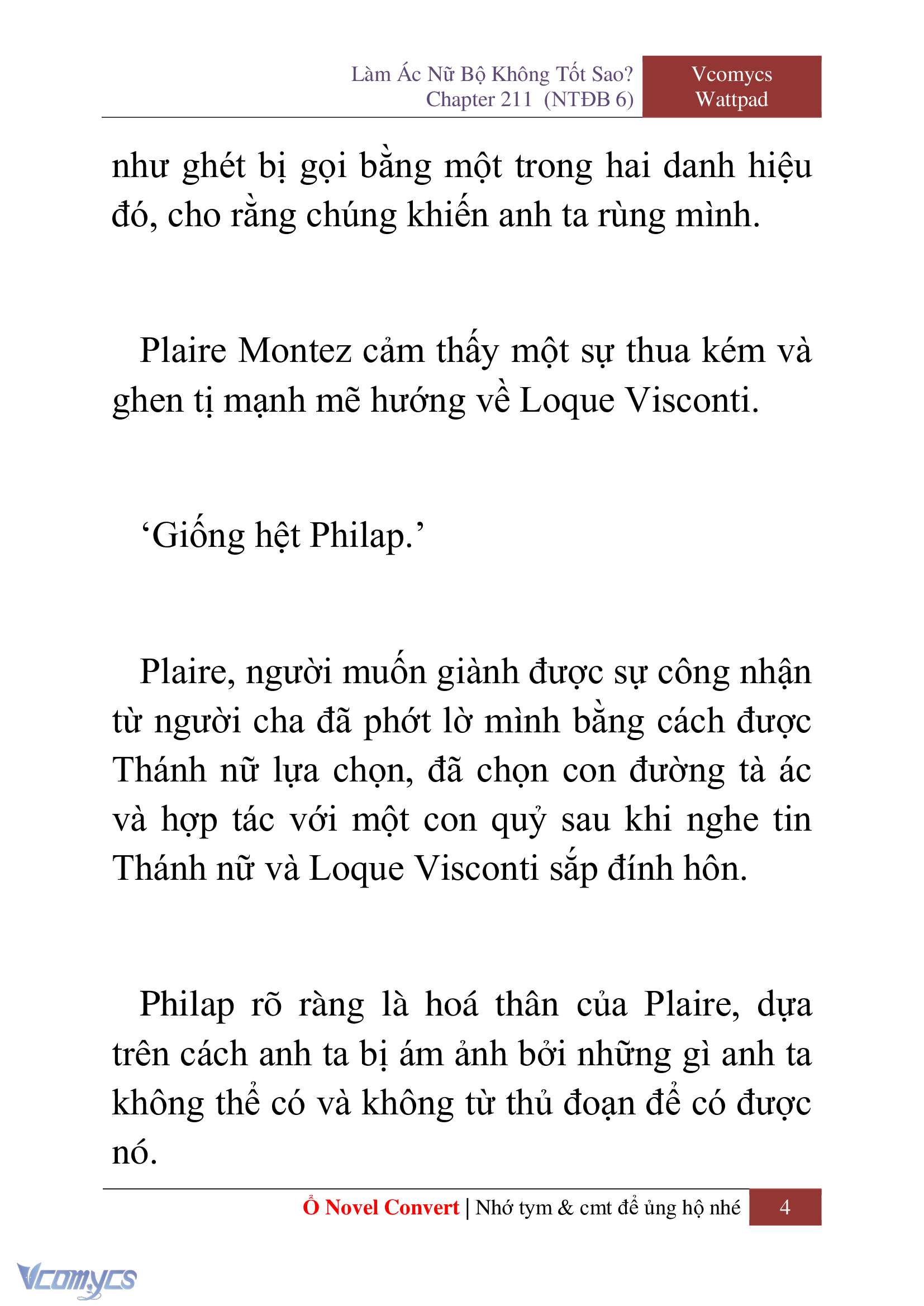 [Novel] Làm Ác Nữ Bộ Không Tốt Sao? Chap 211 - Trang 2