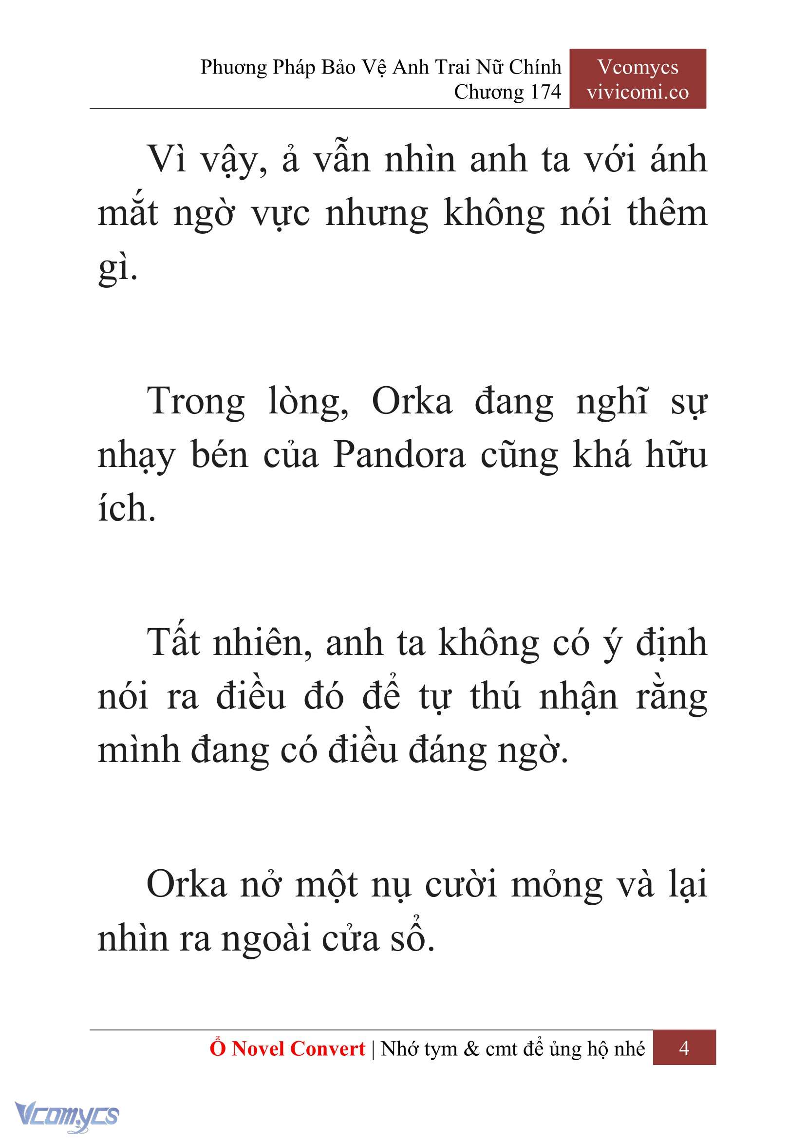 [Novel] Phương Pháp Bảo Vệ Anh Trai Nữ Chính Chap 174 - Next 