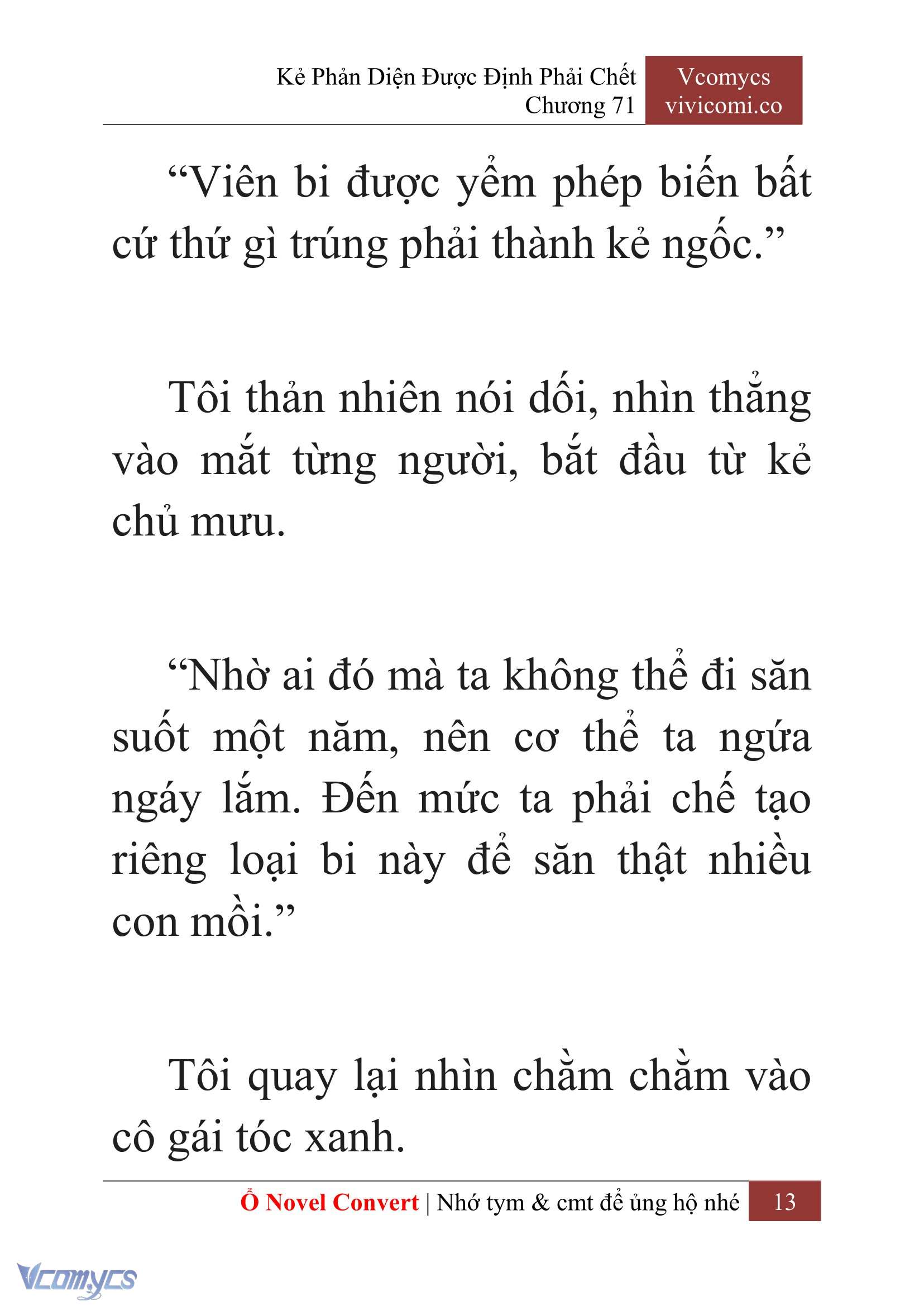 [Novel] Kẻ Phản Diện Được Định Phải Chết Chap 71 - Trang 2