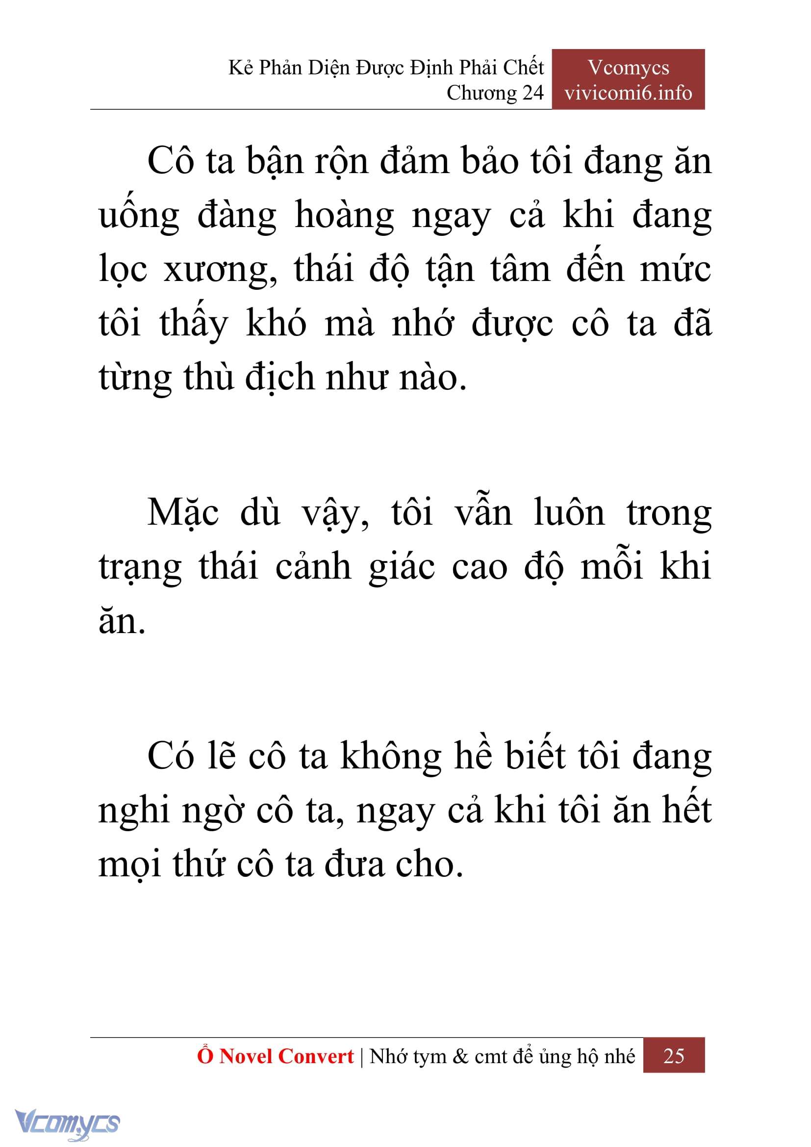 [Novel] Kẻ Phản Diện Được Định Phải Chết Chap 24 - Trang 2