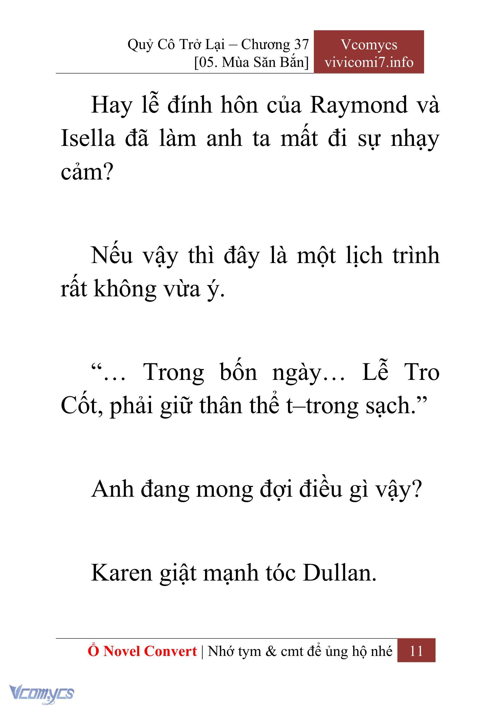 [Novel] Quý Cô Trở Lại Chap 37 - Trang 2