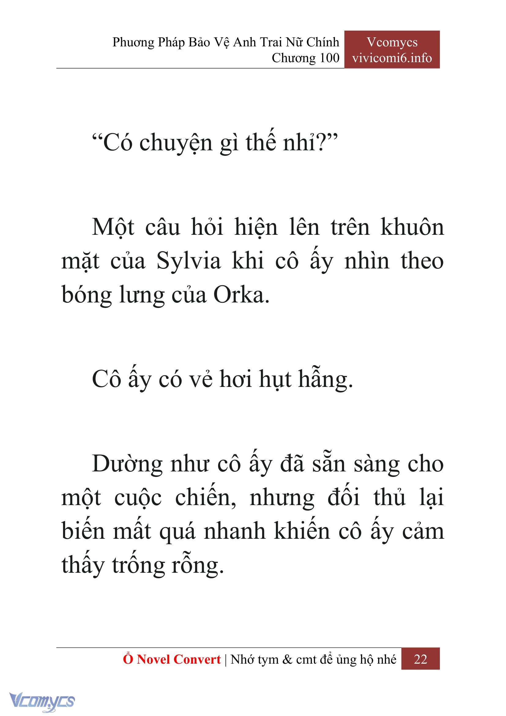 [Novel] Phương Pháp Bảo Vệ Anh Trai Nữ Chính Chap 100 - Trang 2