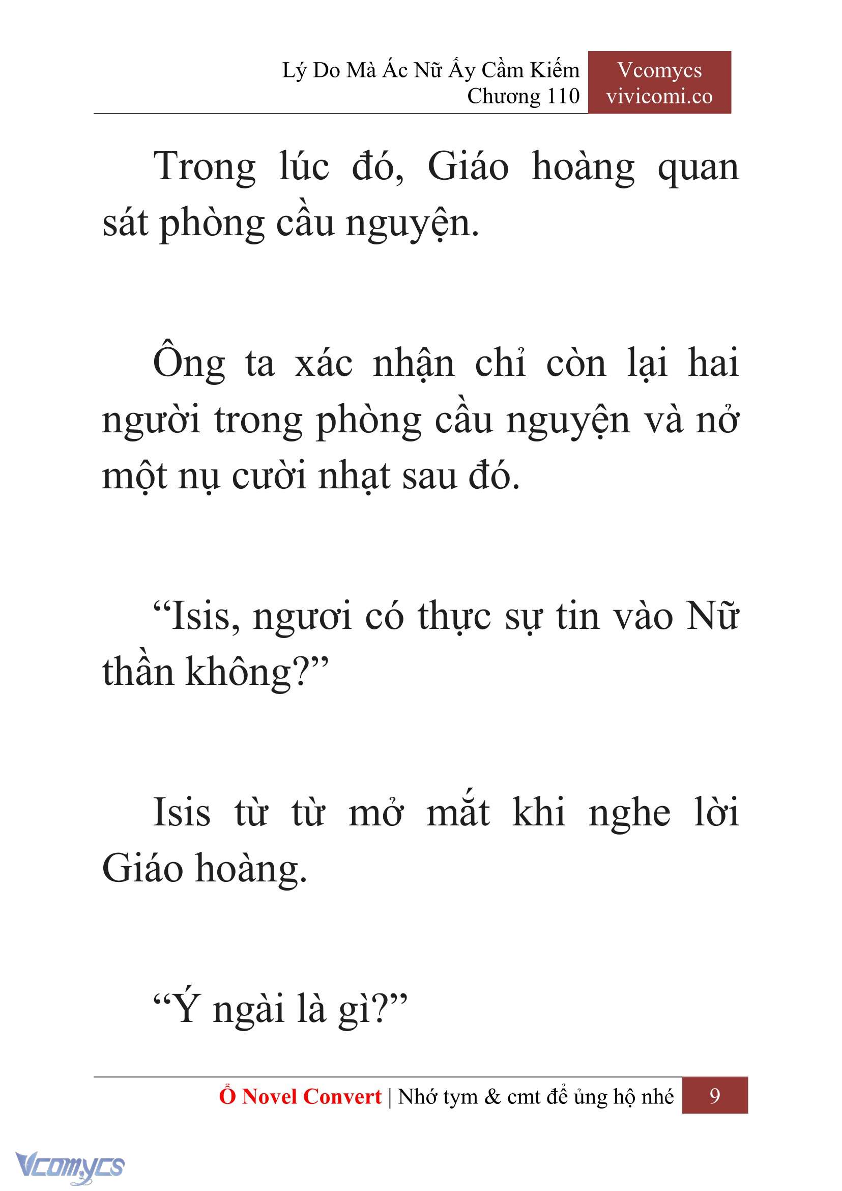 [Novel] Lý Do Mà Ác Nữ Ấy Cầm Kiếm Chap 110 - Next 