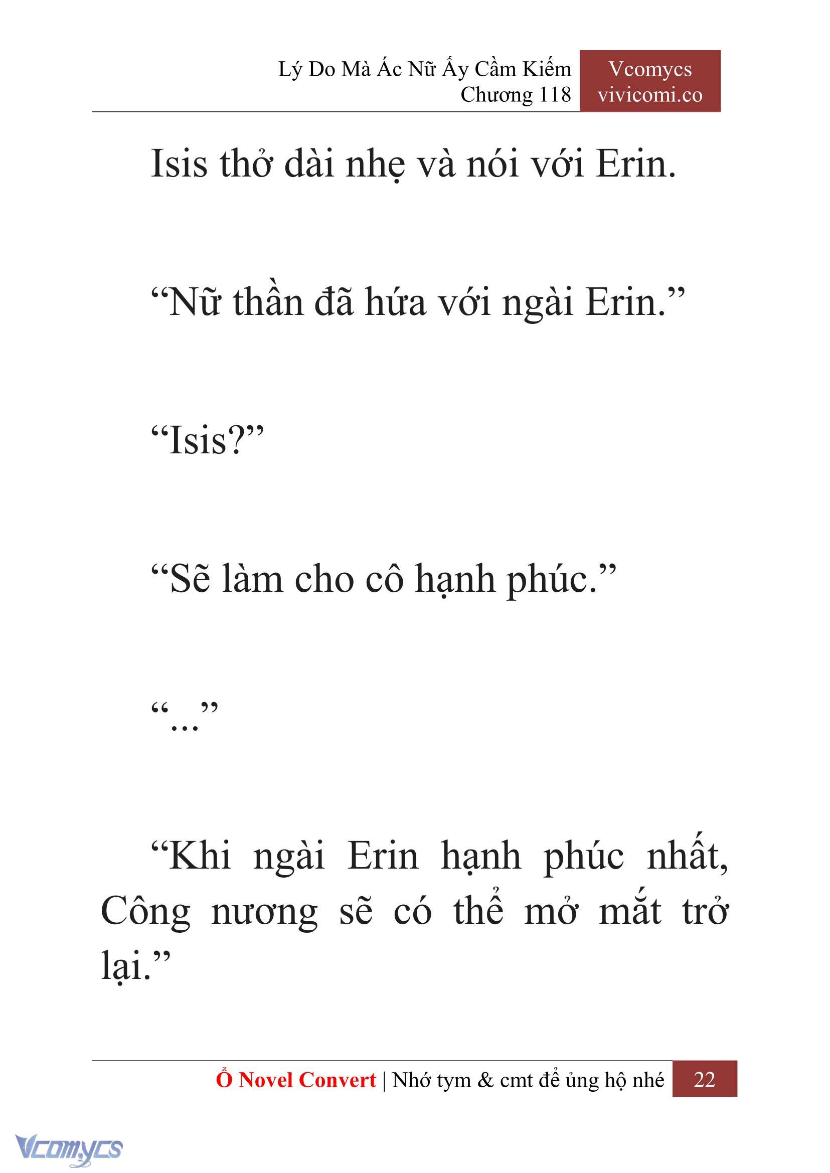 [Novel] Lý Do Mà Ác Nữ Ấy Cầm Kiếm Chap 118 - Trang 2